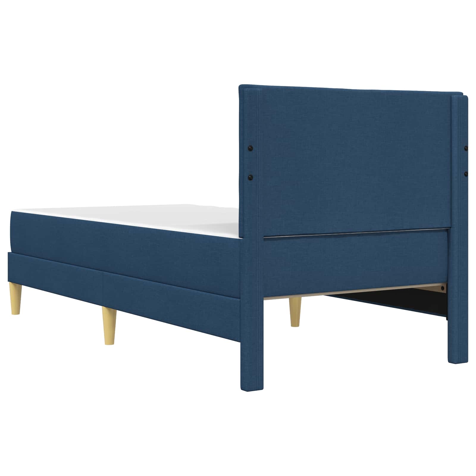 Bedframe Blauw 100 x 200 cm Polyester is nu te koop bij PeponiXL, paradijselijk wonen!