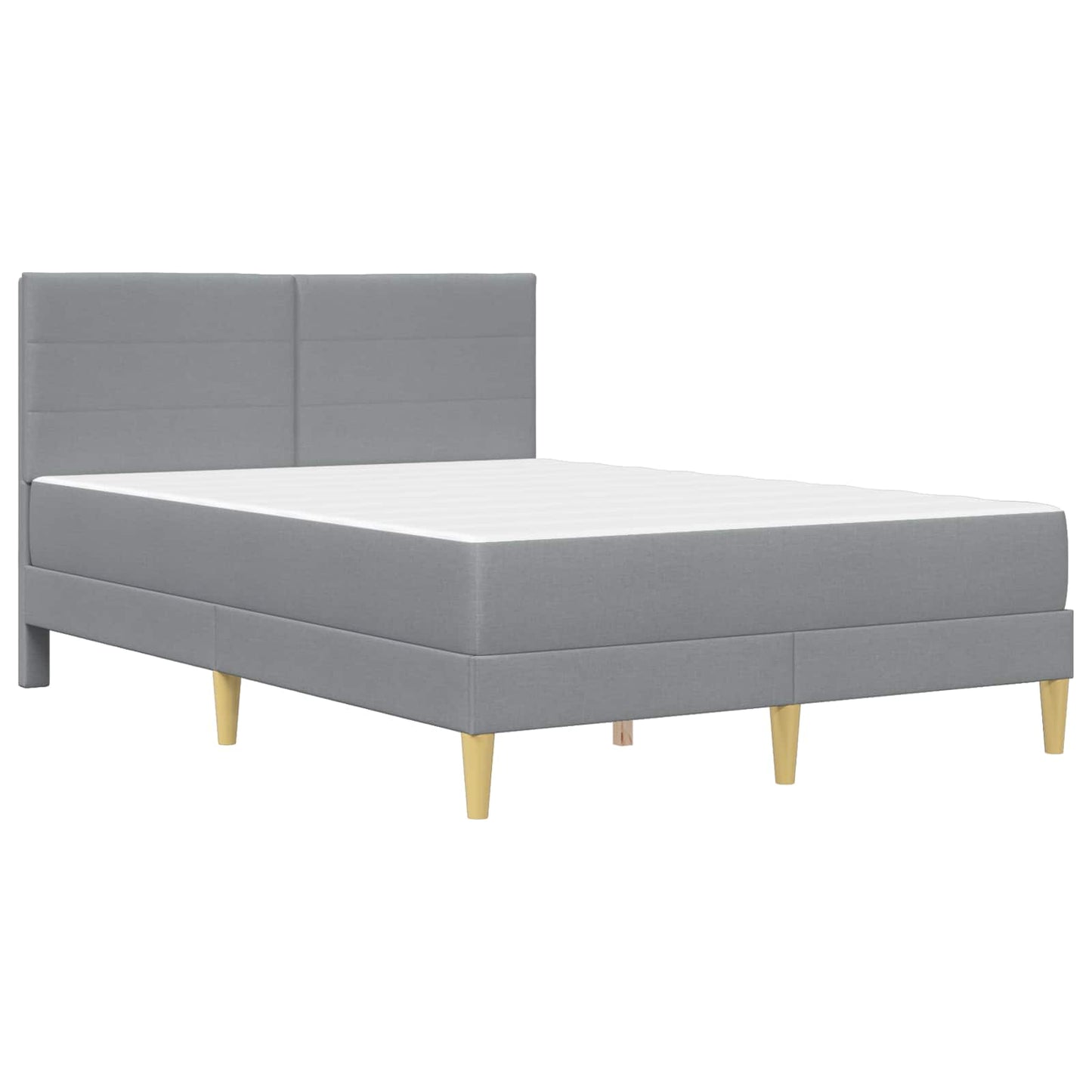 Bedframe vidaXL Bedframe Lichtgrijs 120 x 190 cm Polyester is nu te koop bij PeponiXL, paradijselijk wonen!