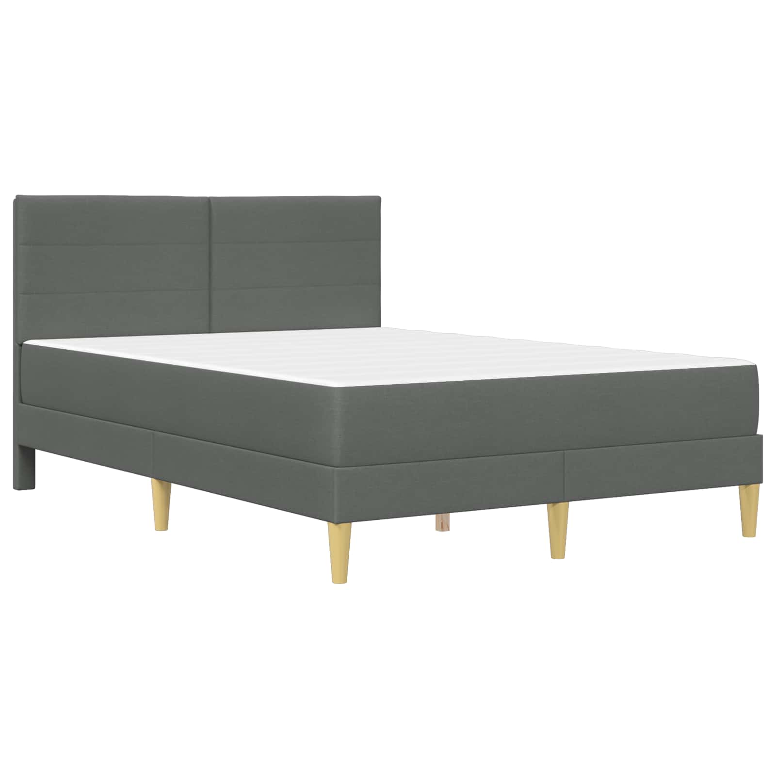 Bedframe Donkergrijs 120 x 190 cm Polyester is nu te koop bij PeponiXL, paradijselijk wonen!
