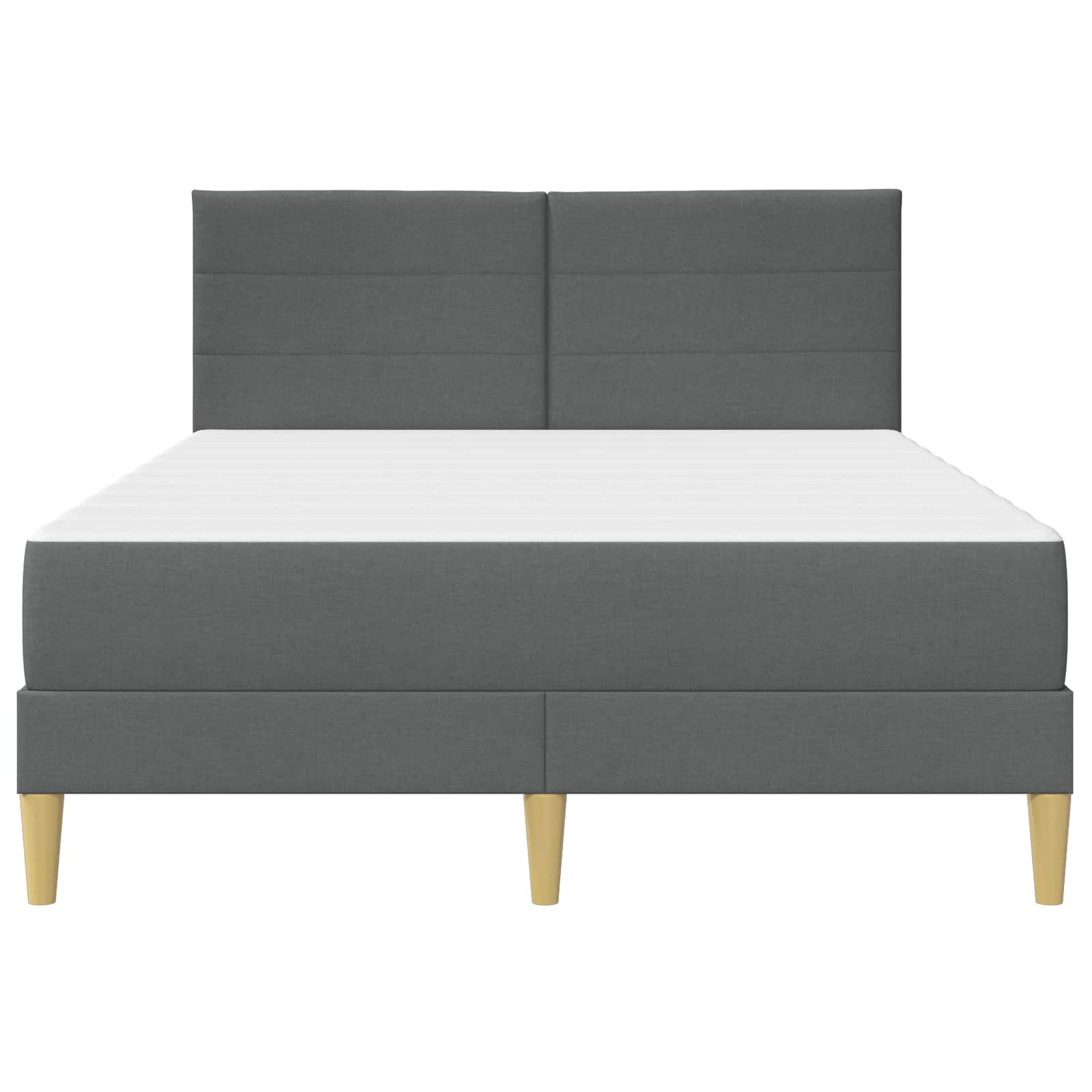 Bedframe Donkergrijs 120 x 190 cm Polyester is nu te koop bij PeponiXL, paradijselijk wonen!