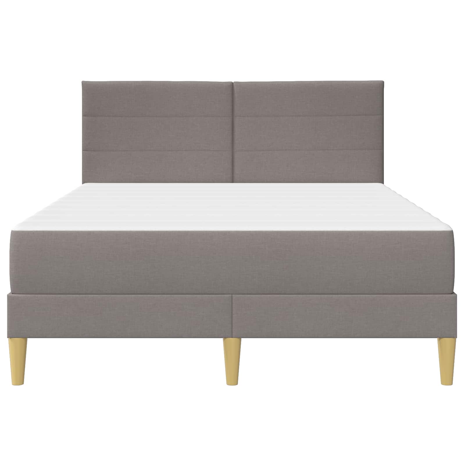 Bedframe Taupe 120 x 190 cm Polyester is nu te koop bij PeponiXL, paradijselijk wonen!