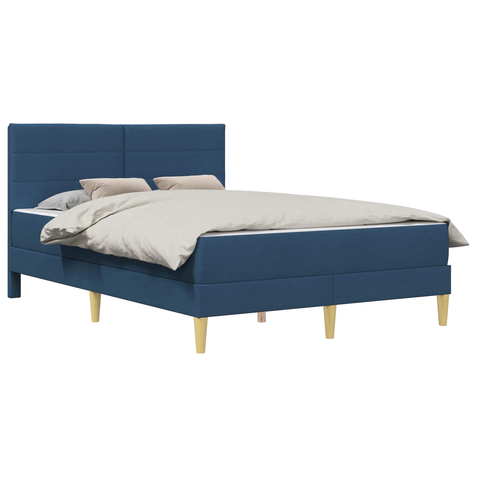 Bedframe Blauw 120 x 190 cm Polyester is nu te koop bij PeponiXL, paradijselijk wonen!