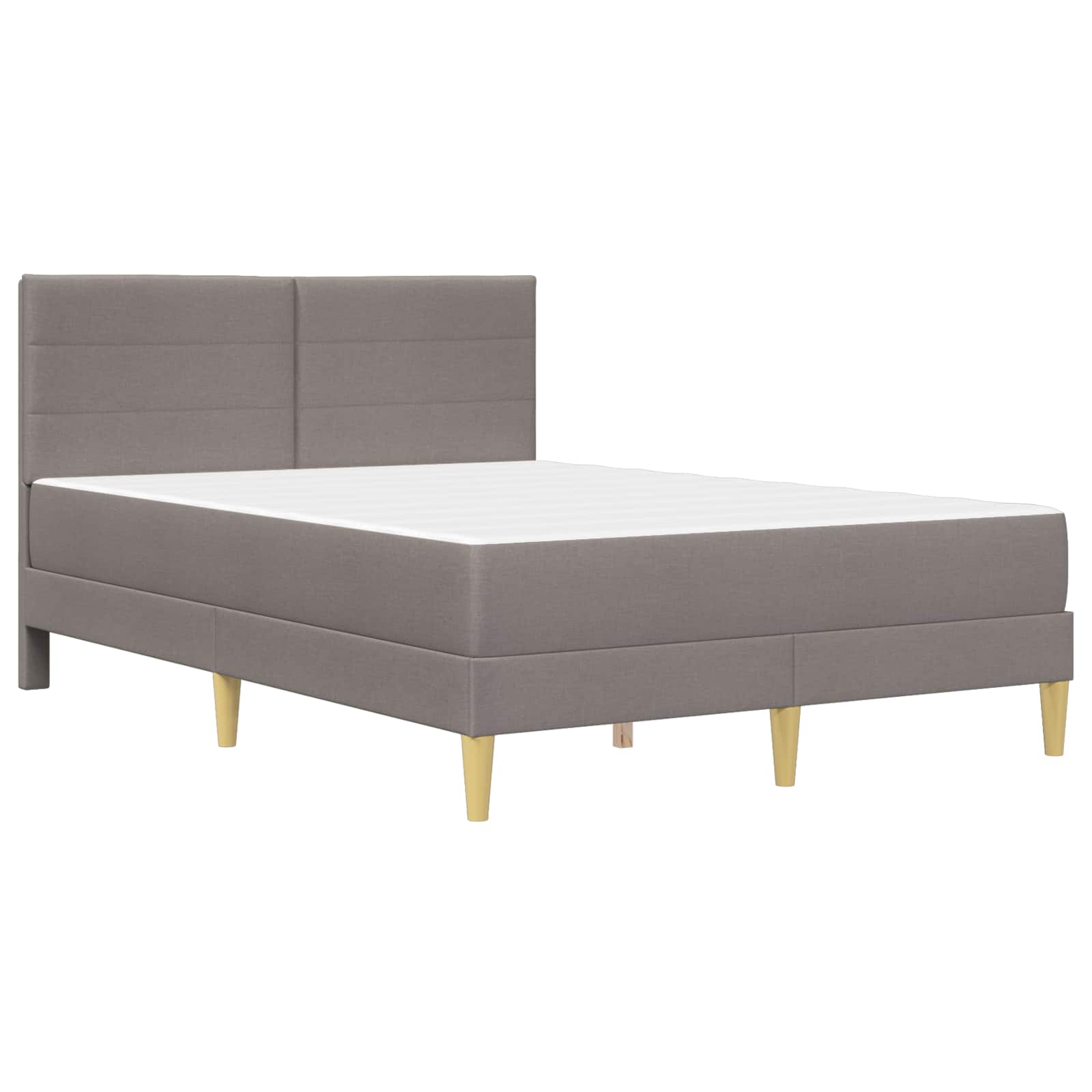 Bedframe Taupe 120 x 200 cm Polyester is nu te koop bij PeponiXL, paradijselijk wonen!
