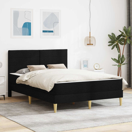 Bedframe Zwart 140 x 200 cm Polyester is nu te koop bij PeponiXL, paradijselijk wonen!