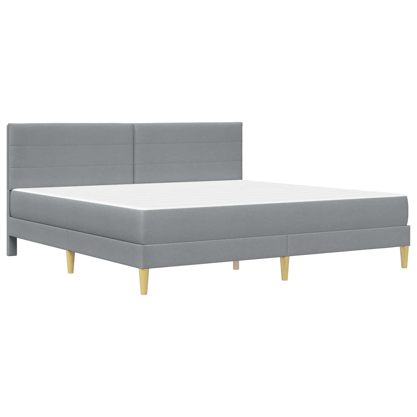 Bedframe Lichtgrijs 180 x 200 cm Polyester is nu te koop bij PeponiXL, paradijselijk wonen!