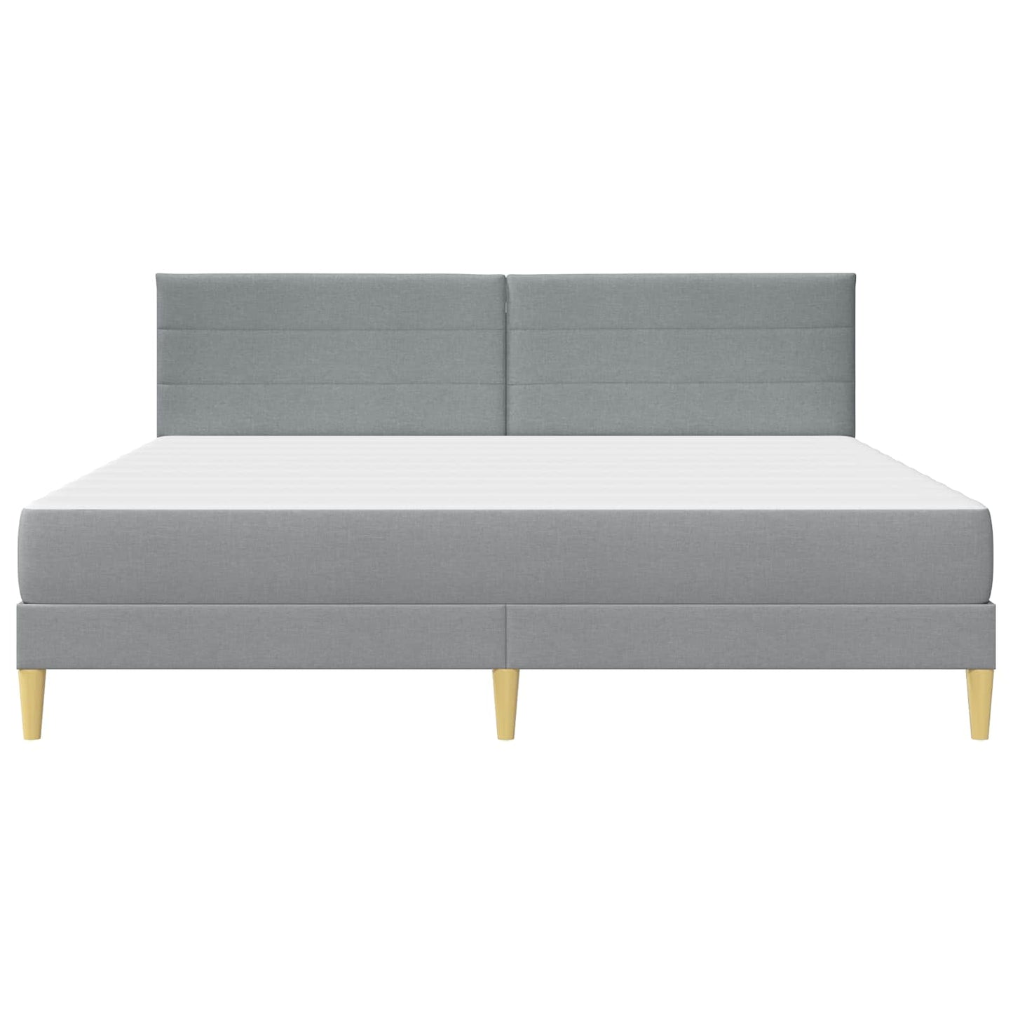 Bedframe Lichtgrijs 180 x 200 cm Polyester is nu te koop bij PeponiXL, paradijselijk wonen!