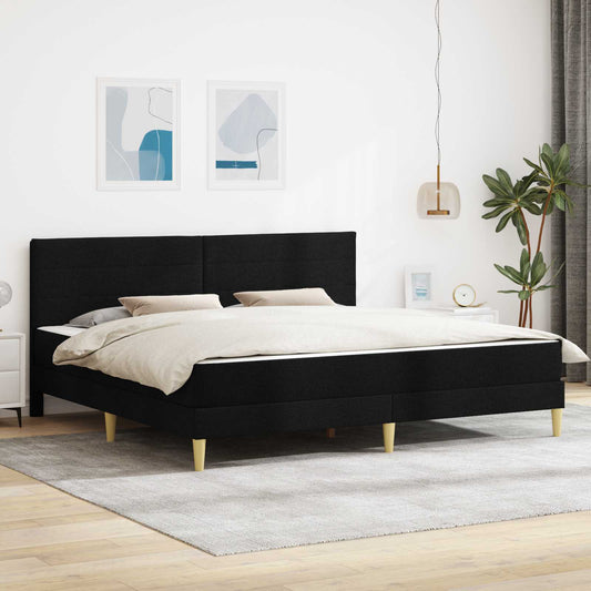 Bedframe Zwart 180 x 200 cm Polyester is nu te koop bij PeponiXL, paradijselijk wonen!