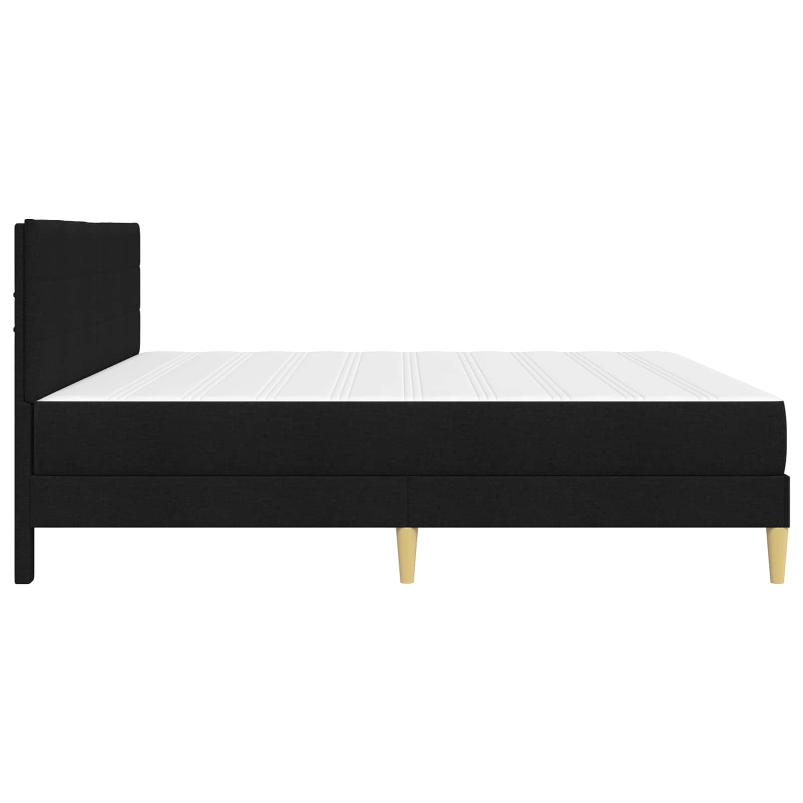 Bedframe Zwart 180 x 200 cm Polyester is nu te koop bij PeponiXL, paradijselijk wonen!