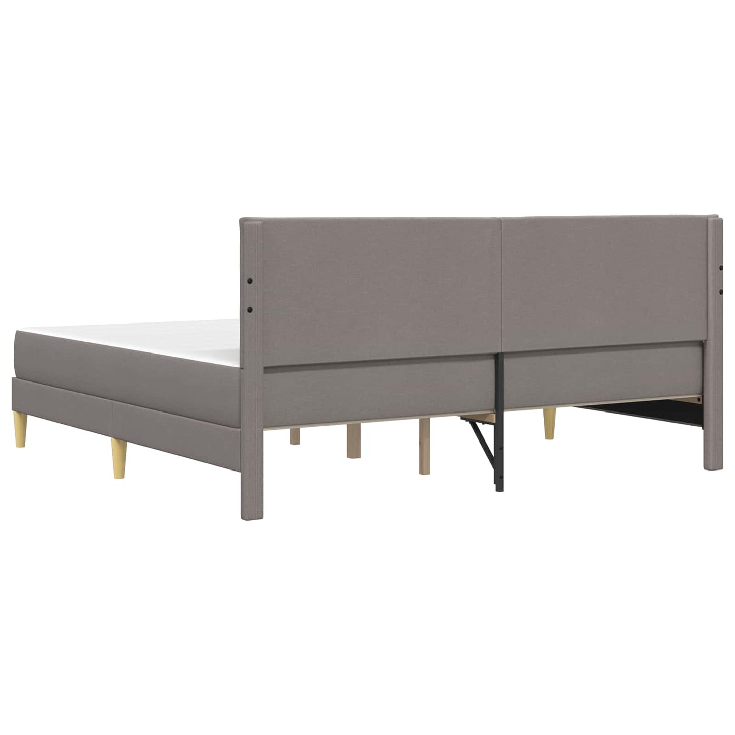 Bedframe Taupe 180 x 200 cm Polyester is nu te koop bij PeponiXL, paradijselijk wonen!