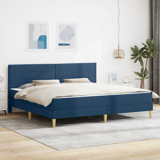 Bedframe Blauw 200 x 200 cm Polyester is nu te koop bij PeponiXL, paradijselijk wonen!