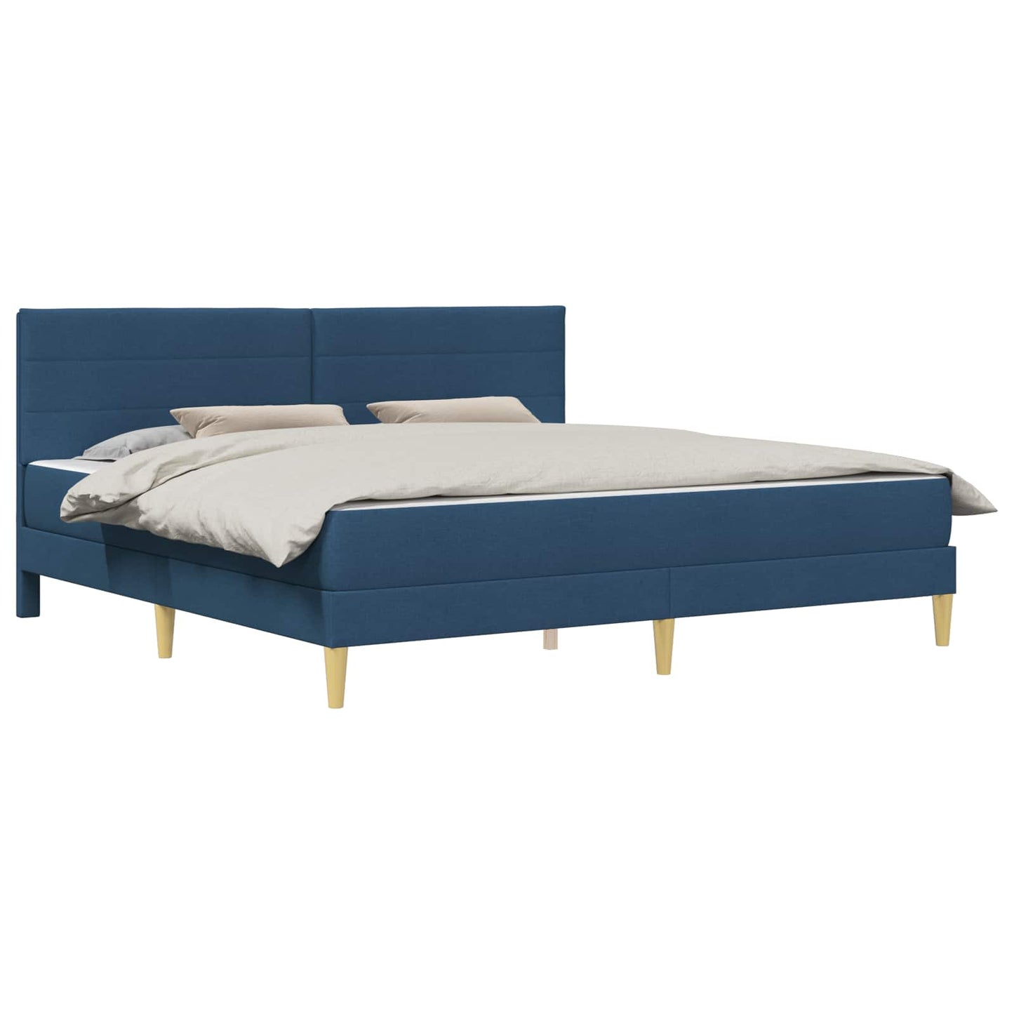 Bedframe Blauw 200 x 200 cm Polyester is nu te koop bij PeponiXL, paradijselijk wonen!