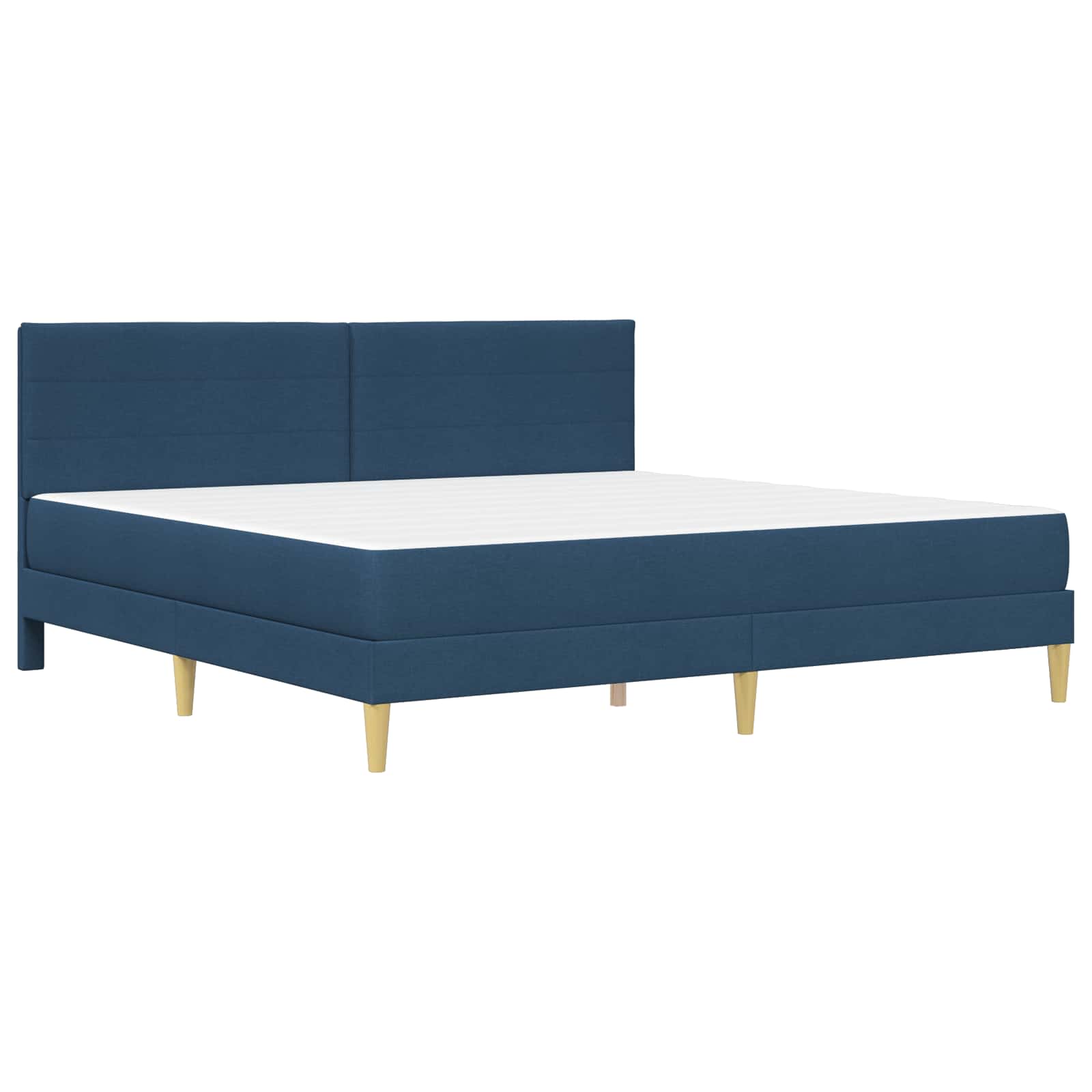 Bedframe Blauw 200 x 200 cm Polyester is nu te koop bij PeponiXL, paradijselijk wonen!