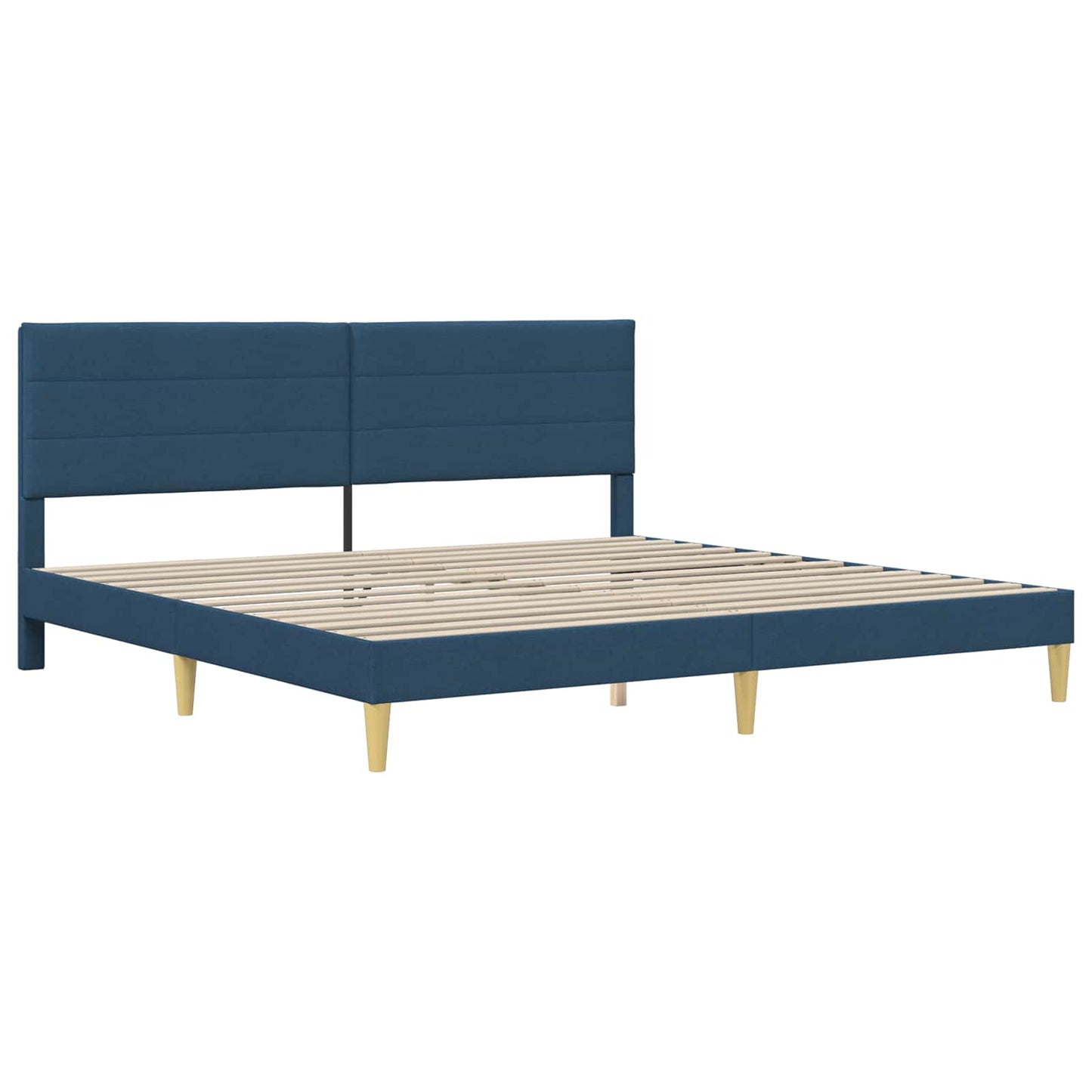 Bedframe Blauw 200 x 200 cm Polyester is nu te koop bij PeponiXL, paradijselijk wonen!