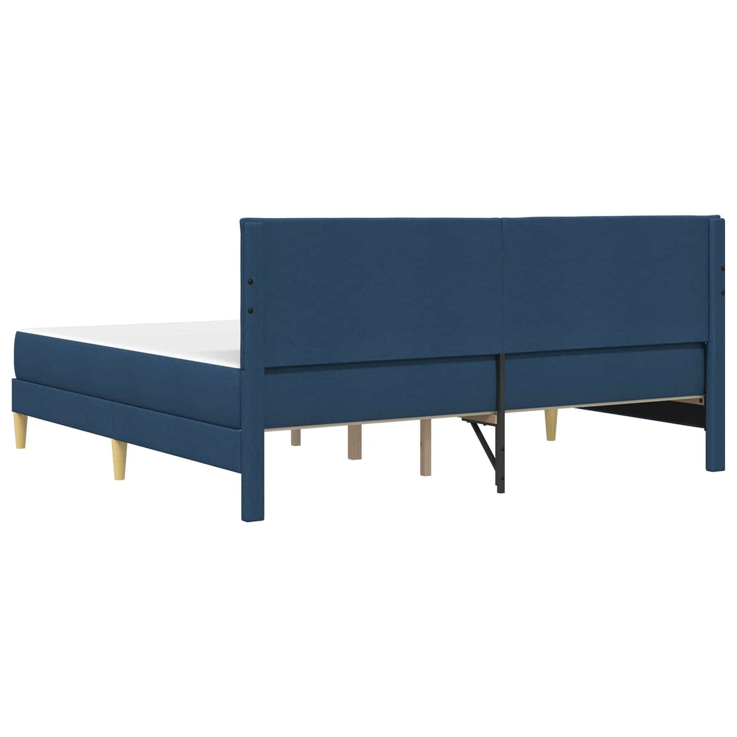 Bedframe Blauw 200 x 200 cm Polyester is nu te koop bij PeponiXL, paradijselijk wonen!