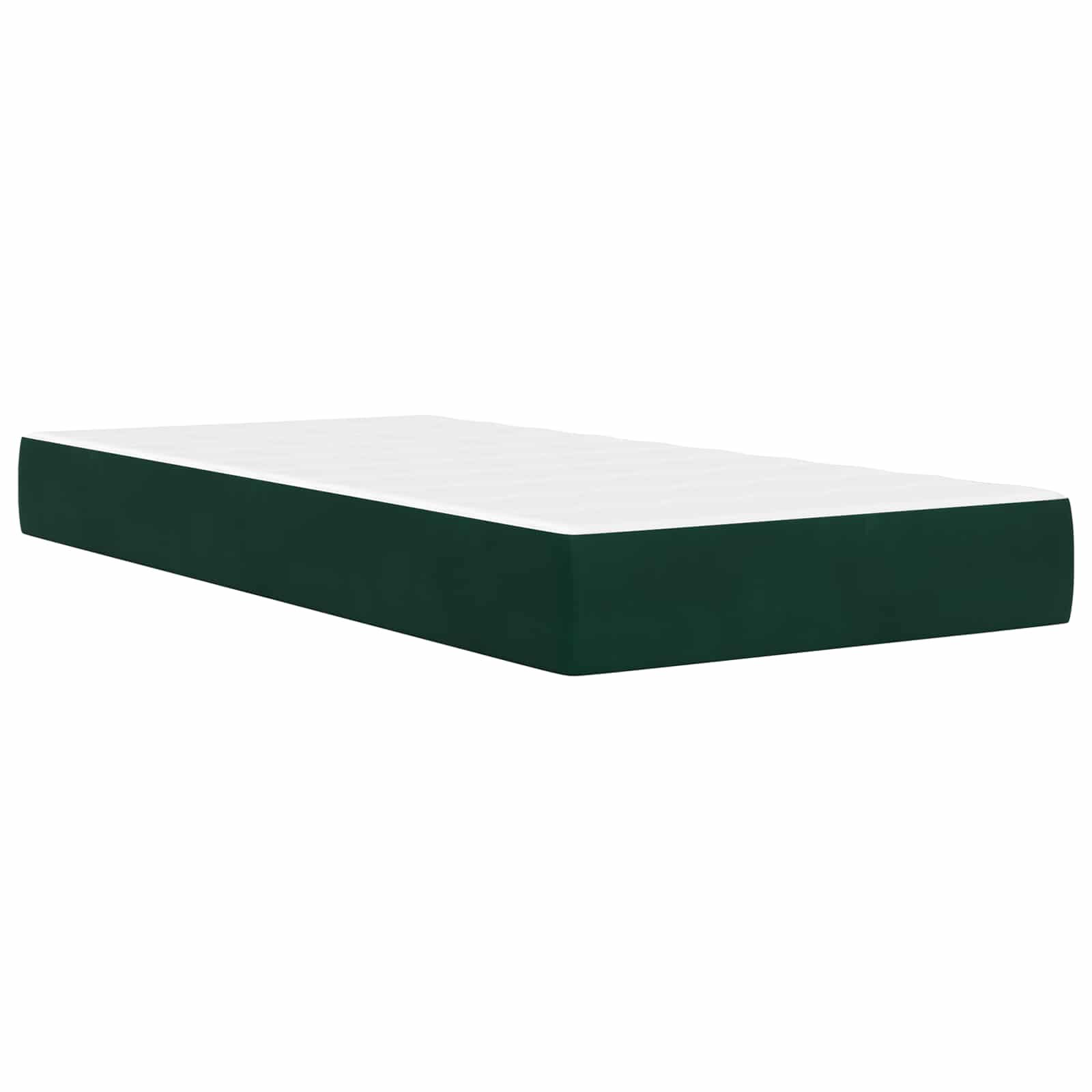 Bedframe met matras Donkergroen 80 x 200 cm Fluweel is nu te koop bij PeponiXL, paradijselijk wonen!