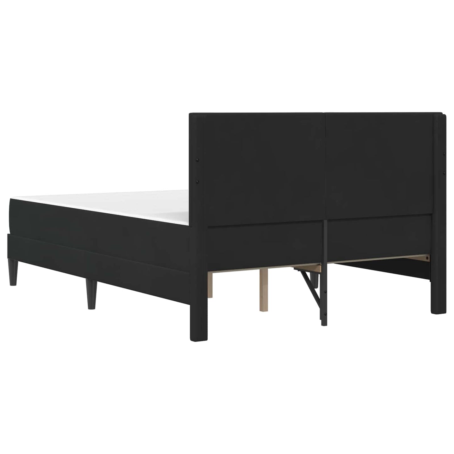 Bedframe met matras vidaXL Zwart Zwart 120 x 190 cm Fluweel is nu te koop bij PeponiXL, paradijselijk wonen!