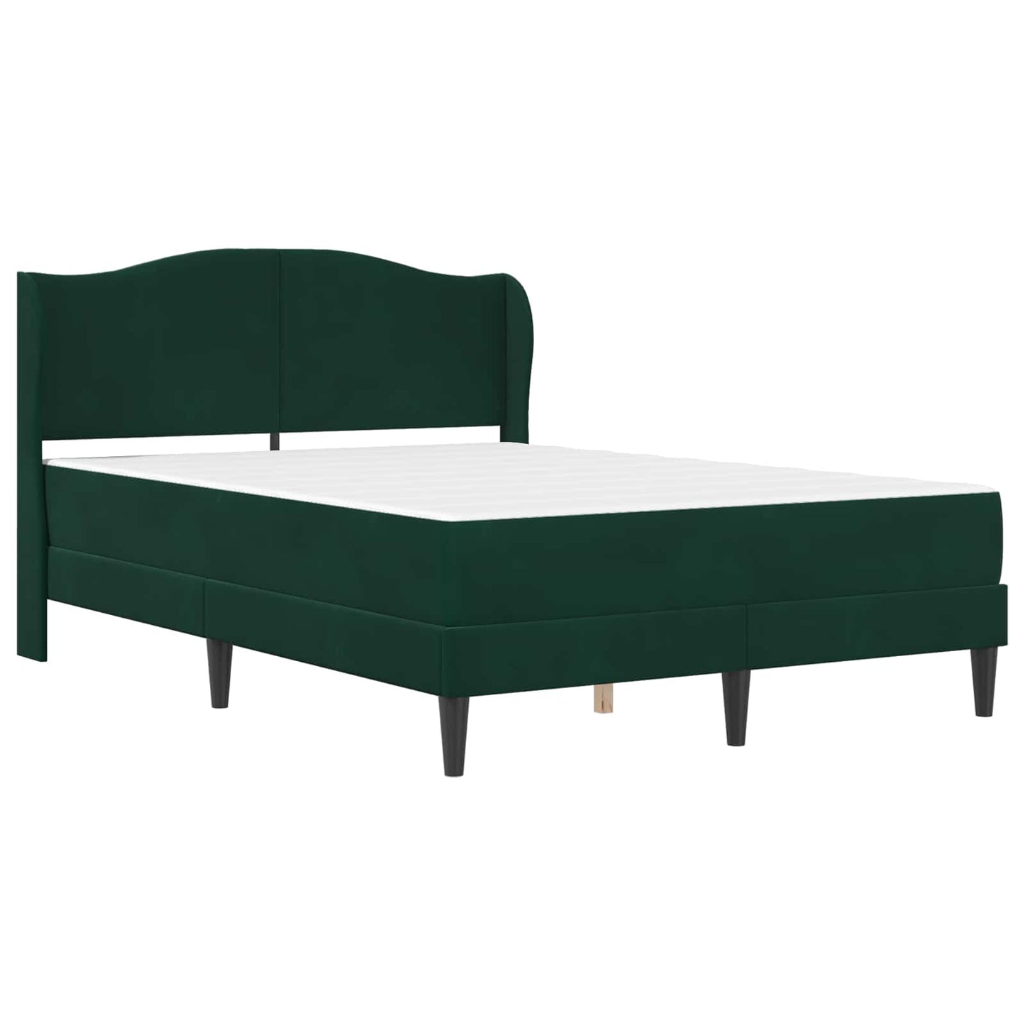 Bedframe met hoofdeinde Donkergroen 120 x 200 cm Fluweel is nu te koop bij PeponiXL, paradijselijk wonen!