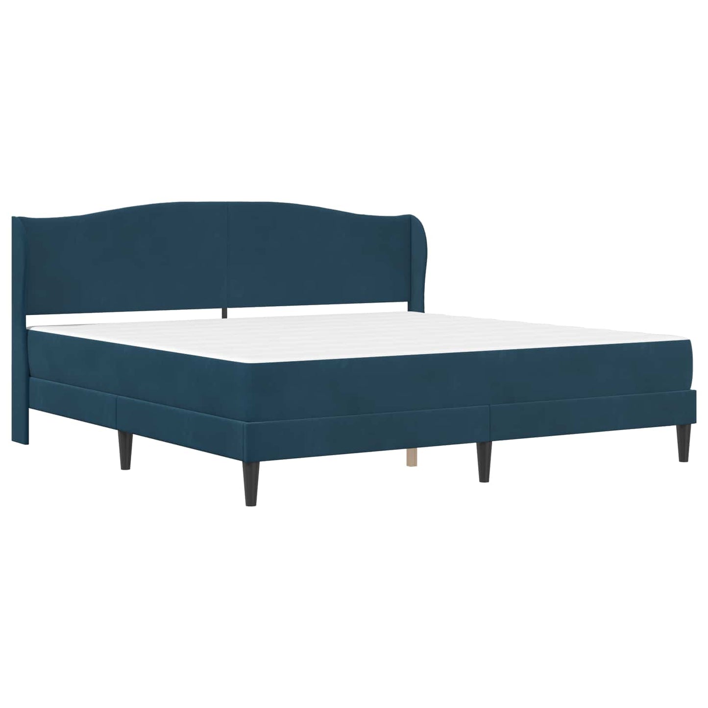 Bedframe met hoofdeinde Blauw 180 x 200 cm Fluweel is nu te koop bij PeponiXL, paradijselijk wonen!