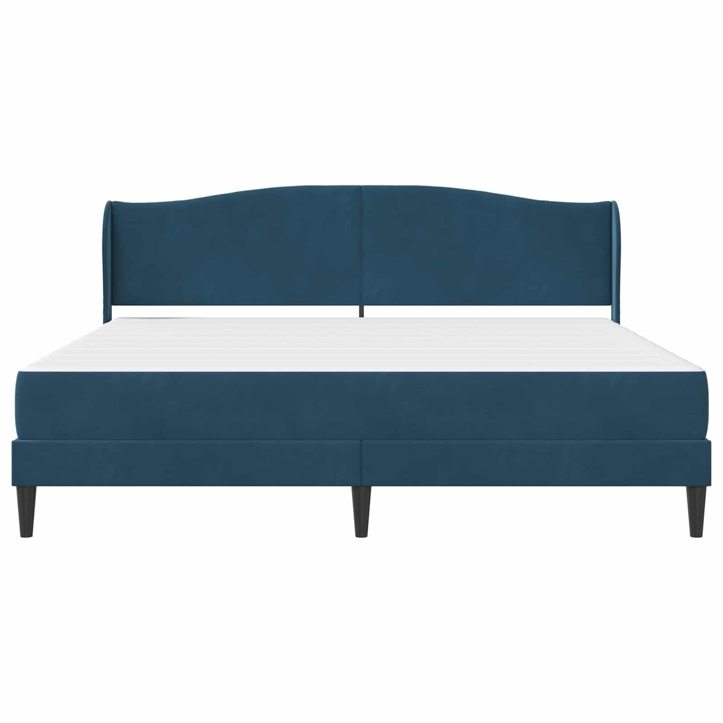 Bedframe met hoofdeinde Blauw 180 x 200 cm Fluweel is nu te koop bij PeponiXL, paradijselijk wonen!