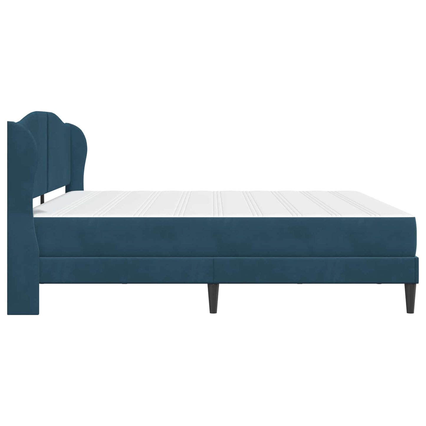 Bedframe met hoofdeinde Blauw 180 x 200 cm Fluweel is nu te koop bij PeponiXL, paradijselijk wonen!