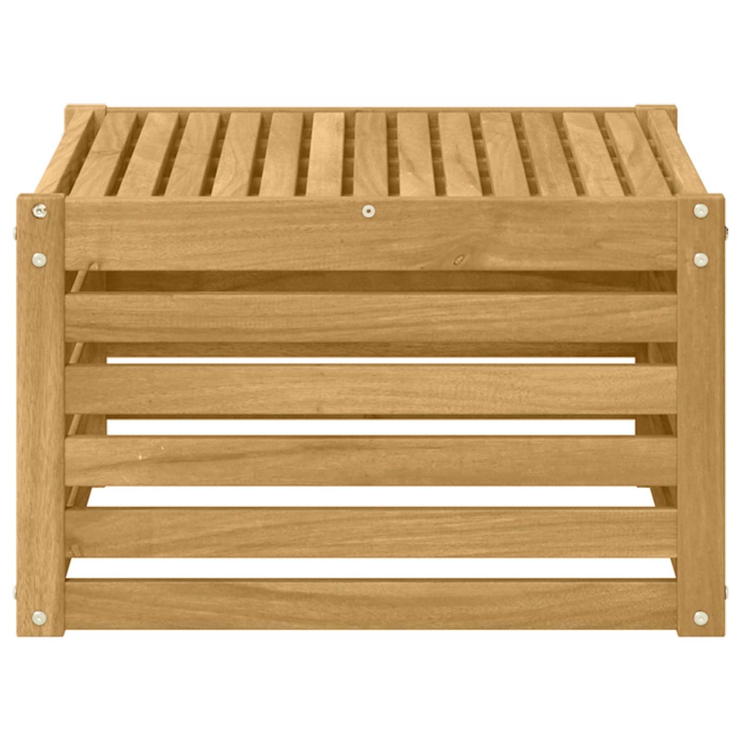 Buiten Tafel Massief Acaciahout Wit 59 x 59 x 37 cm is nu te koop bij PeponiXL, paradijselijk wonen!