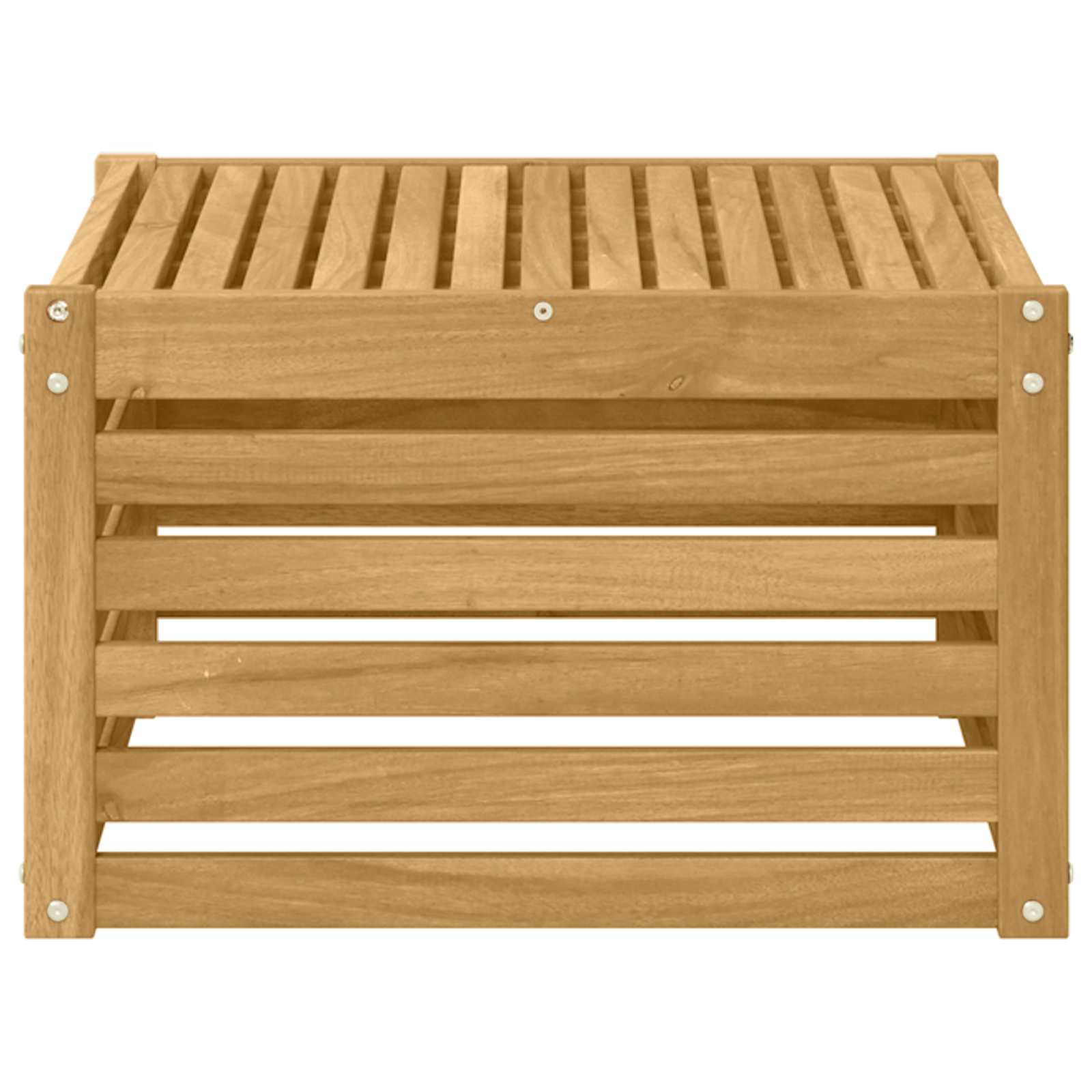 Buiten Tafel Massief Acaciahout Wit 59 x 59 x 37 cm is nu te koop bij PeponiXL, paradijselijk wonen!