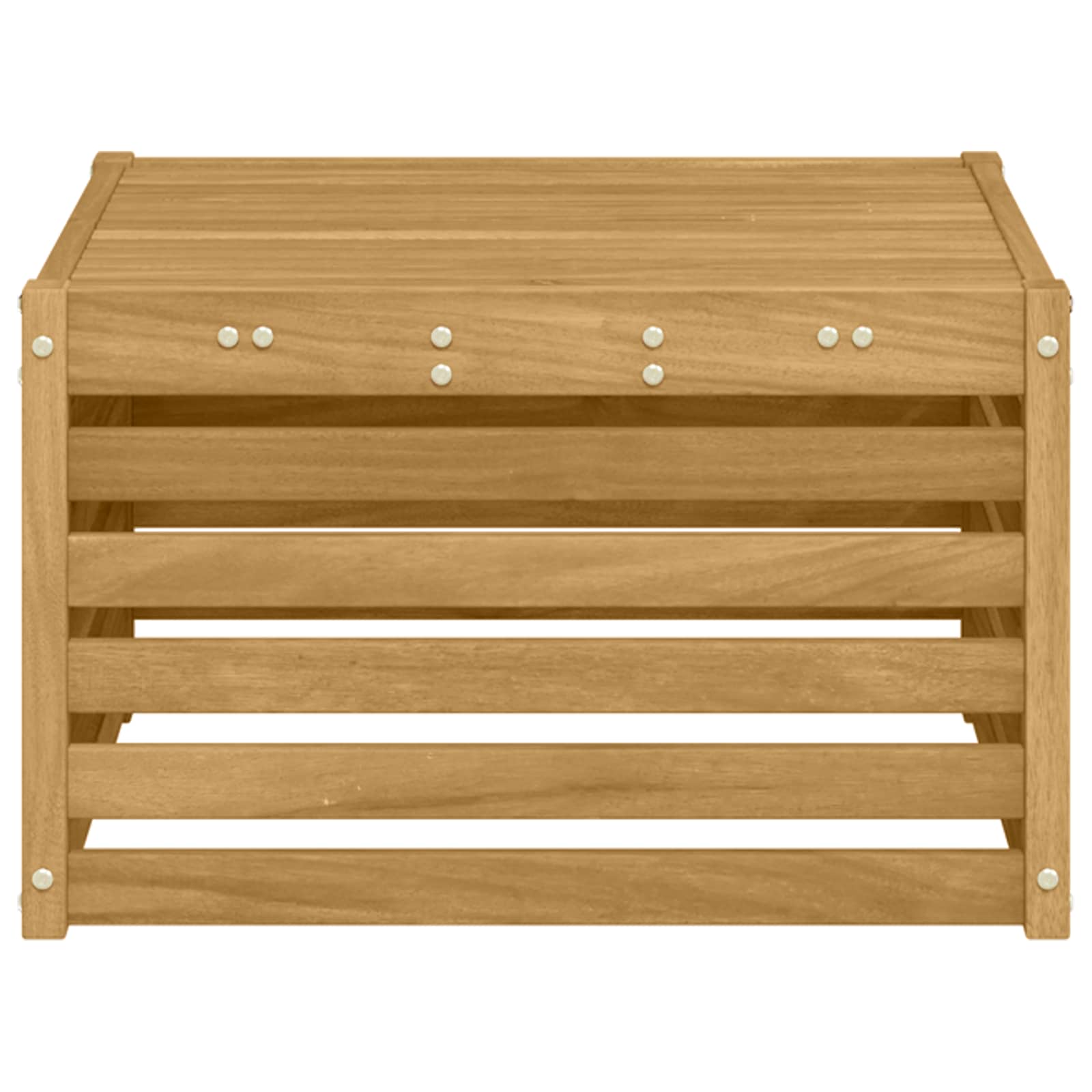 Buiten Tafel Massief Acaciahout Wit 59 x 59 x 37 cm is nu te koop bij PeponiXL, paradijselijk wonen!
