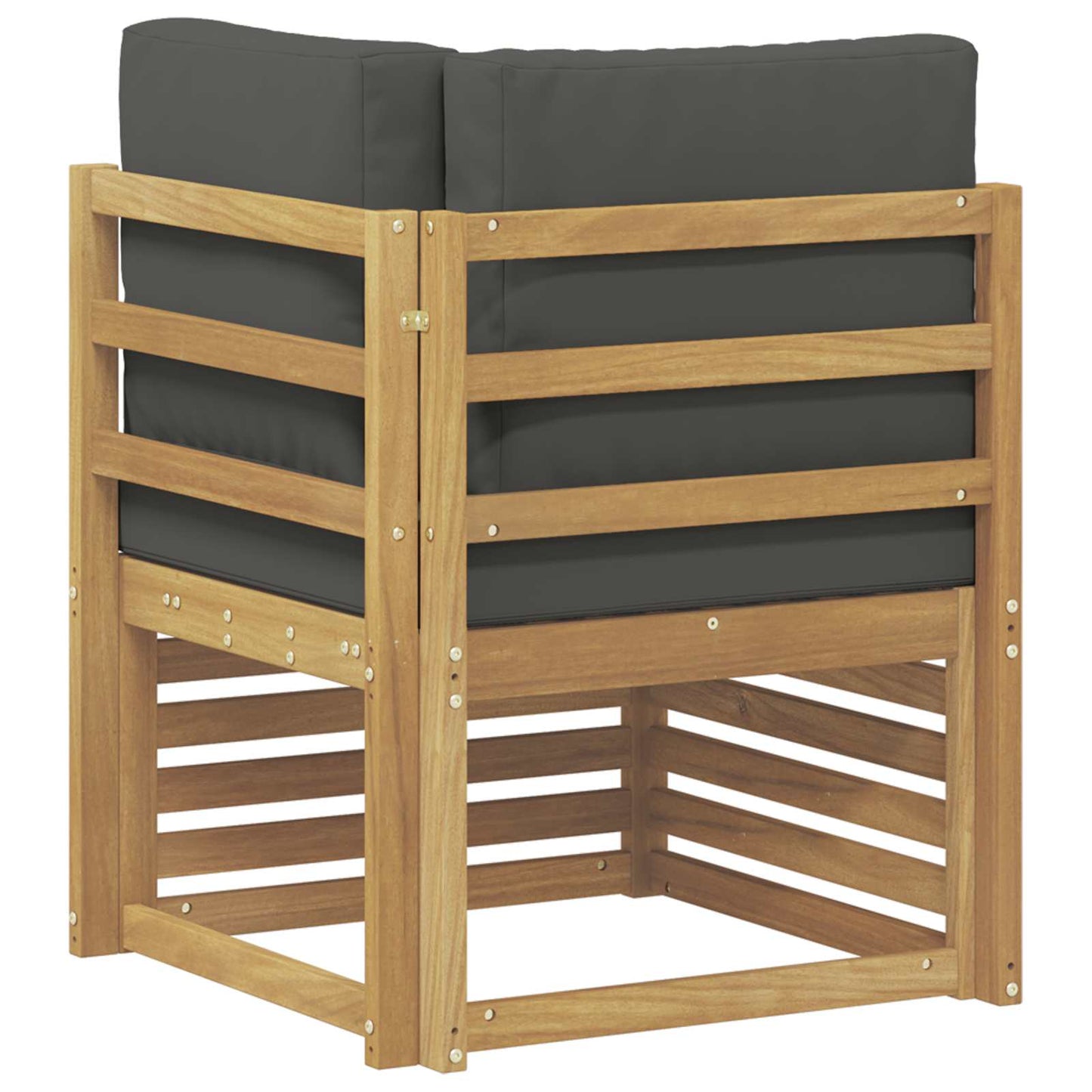 Buiten Hoek Sofa Massief Acaciahout Wit is nu te koop bij PeponiXL, paradijselijk wonen!
