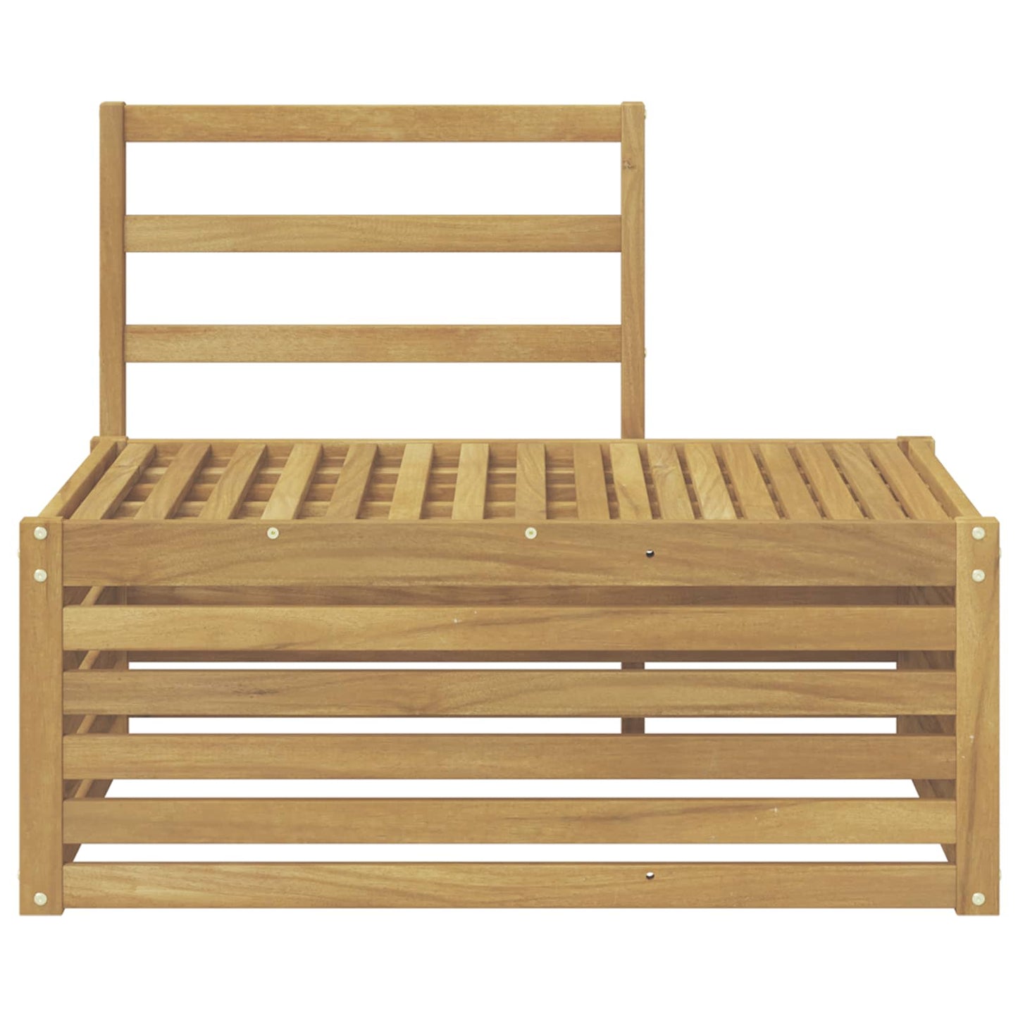 Buiten bankenset Wit 91 x 63 x 73 cm Massief Acaciahout