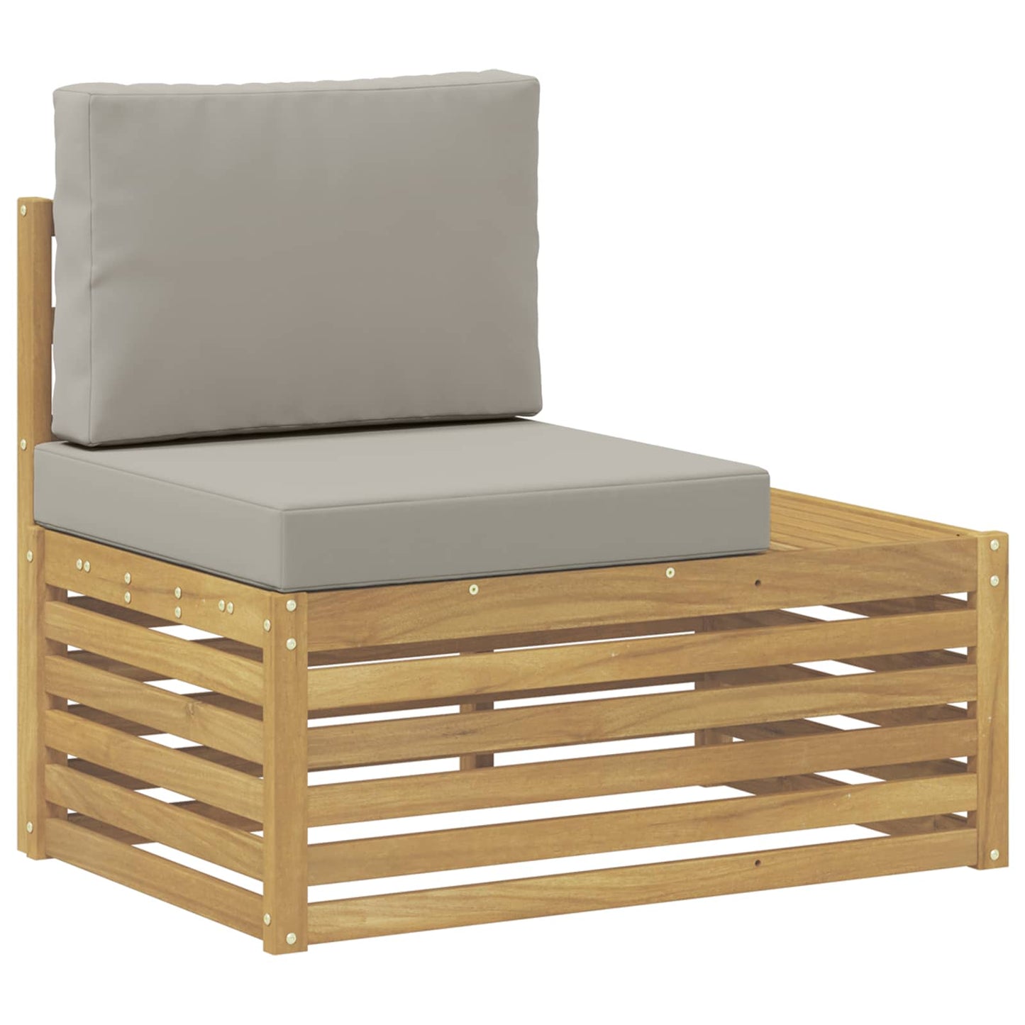 Buiten Eind Sofa Massief Acaciahout Wit is nu te koop bij PeponiXL, paradijselijk wonen!