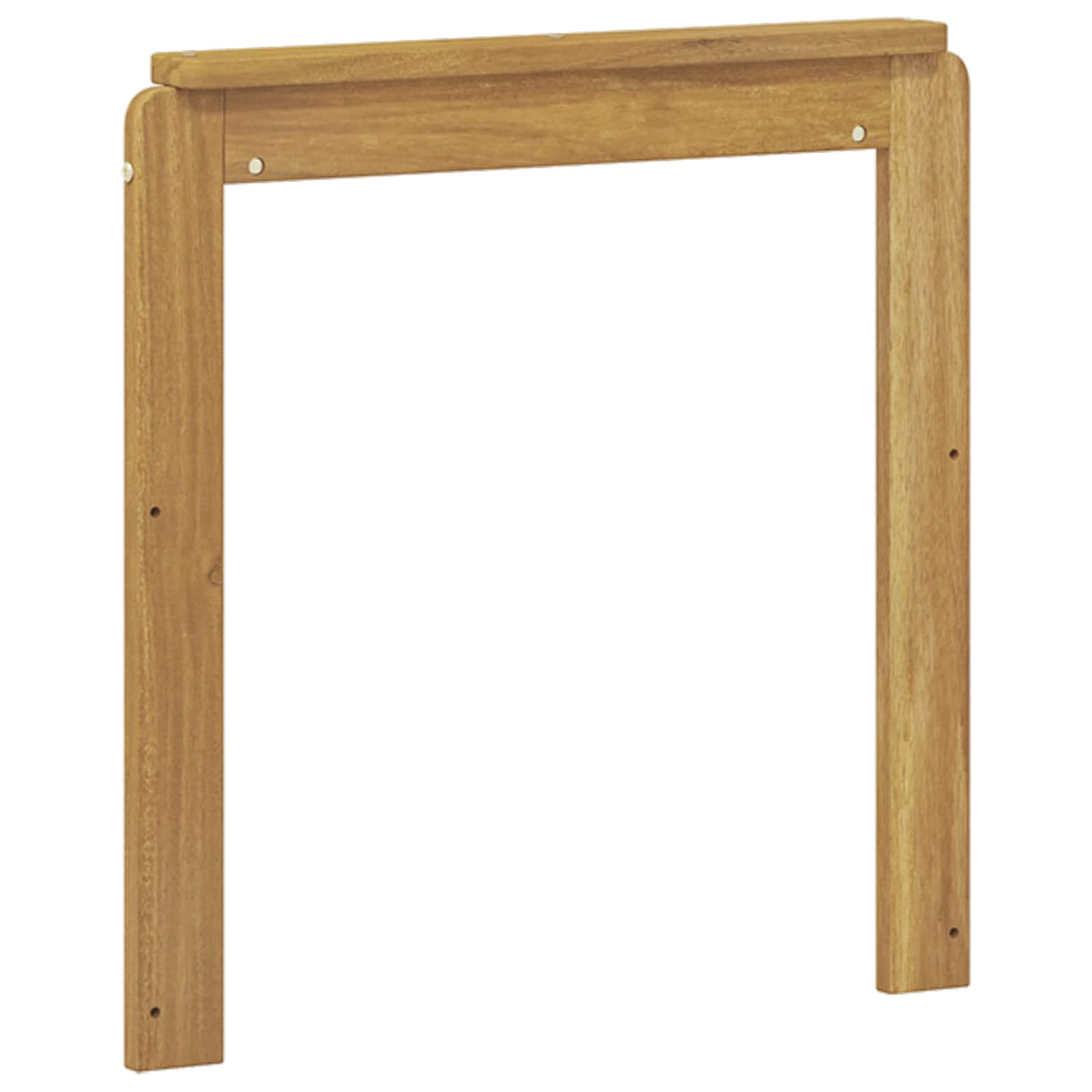 Armleuningen Module 2 pcs Wit 59 x 6 x 61 cm Massief Acaciahout is nu te koop bij PeponiXL, paradijselijk wonen!