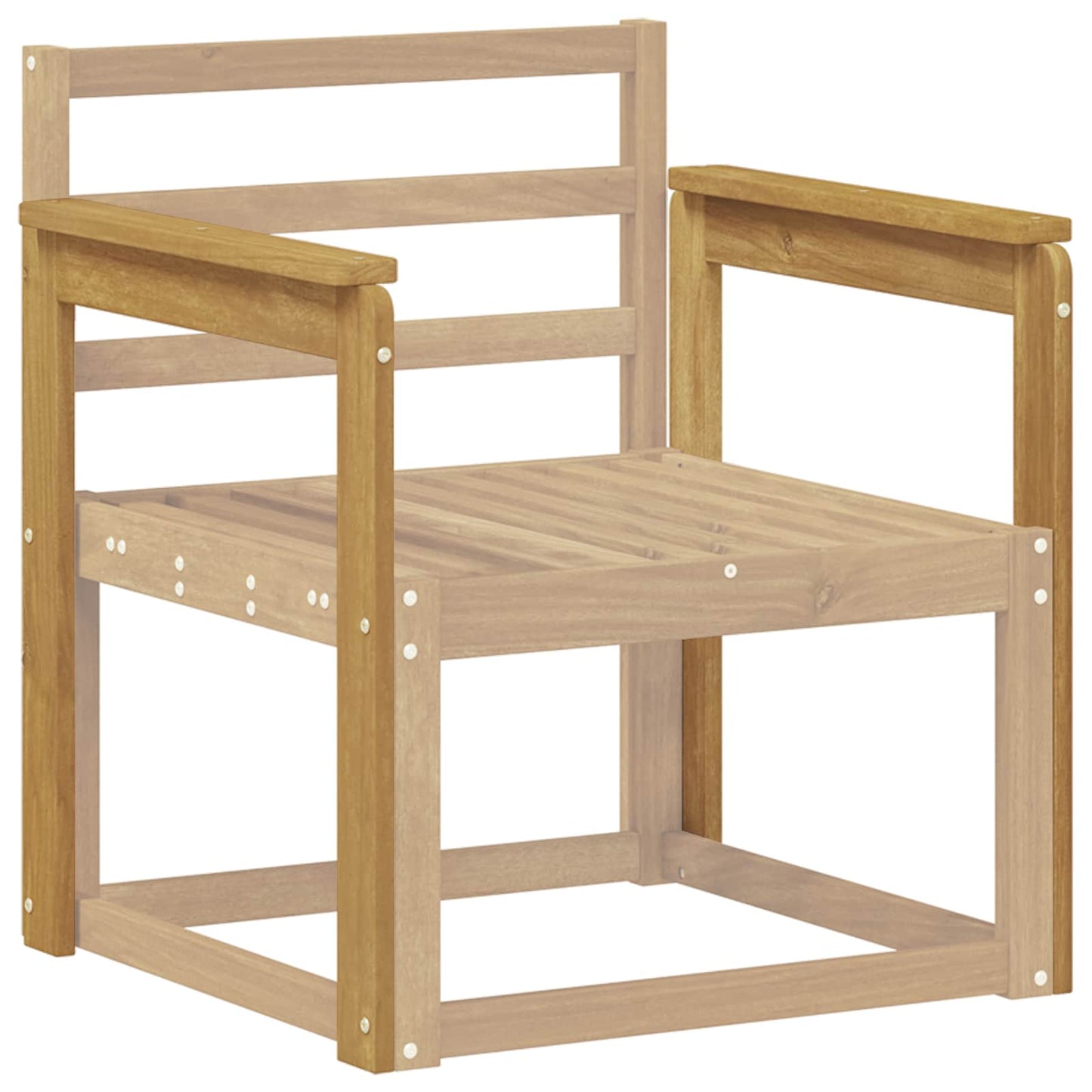 Armleuningen Module 2 pcs Wit 59 x 6 x 61 cm Massief Acaciahout is nu te koop bij PeponiXL, paradijselijk wonen!