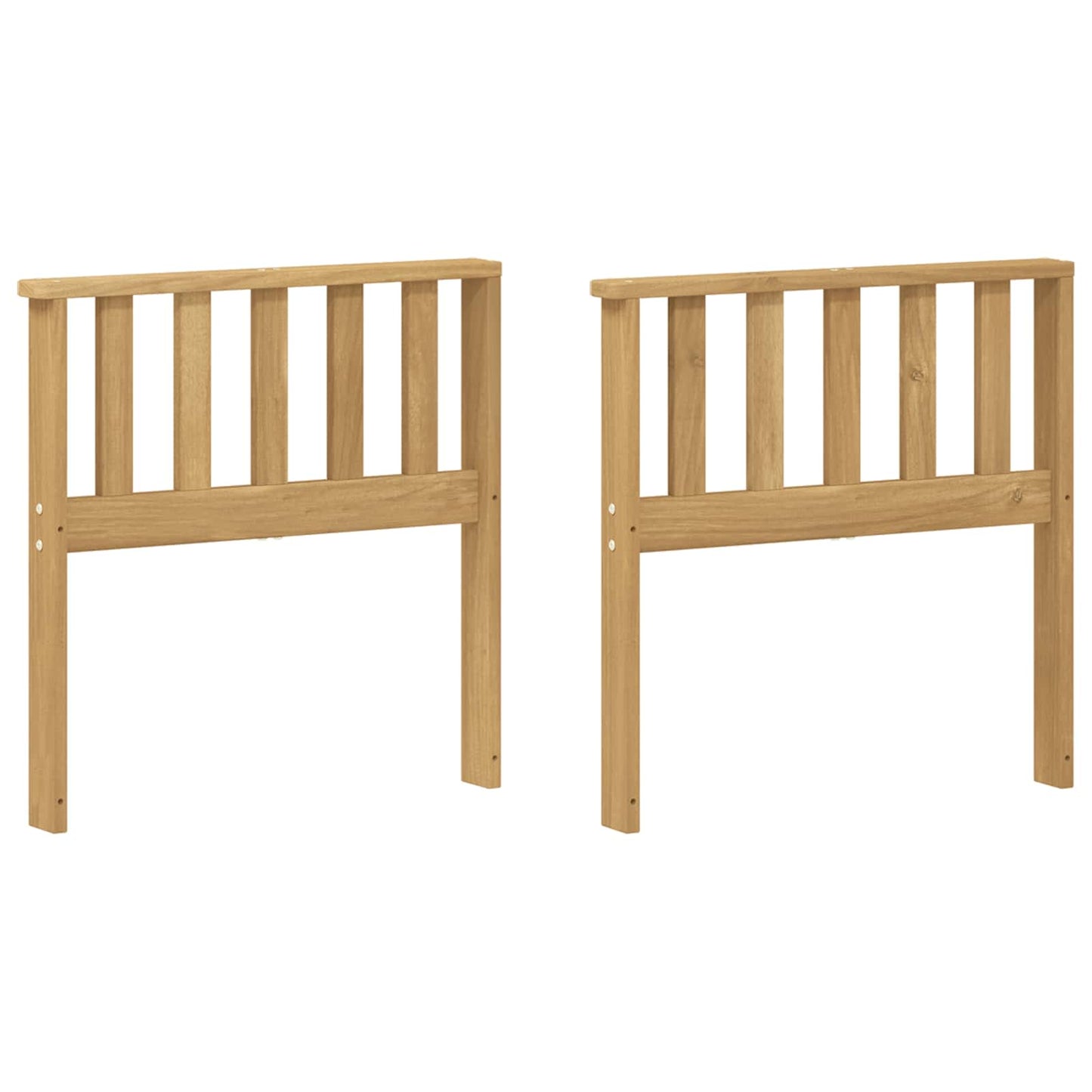Armleuningen Module 2 pcs Wit 60 x 6 x 61 cm Massief Acaciahout is nu te koop bij PeponiXL, paradijselijk wonen!