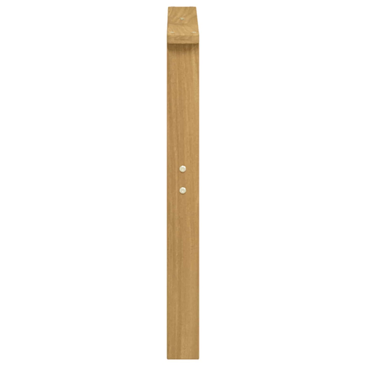 Armleuningen Module 2 pcs Wit 60 x 6 x 61 cm Massief Acaciahout is nu te koop bij PeponiXL, paradijselijk wonen!