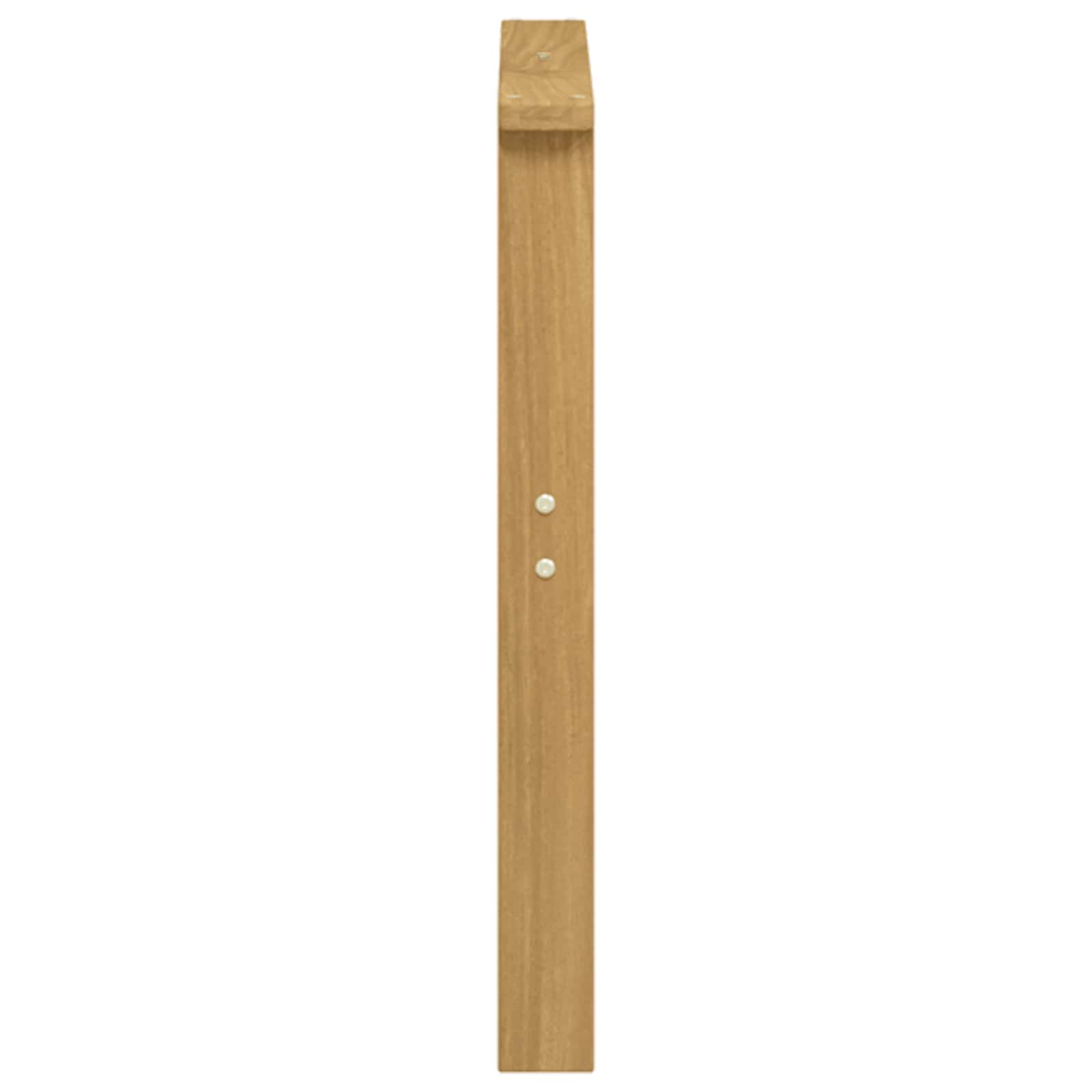 Armleuningen Module 2 pcs Wit 60 x 6 x 61 cm Massief Acaciahout is nu te koop bij PeponiXL, paradijselijk wonen!