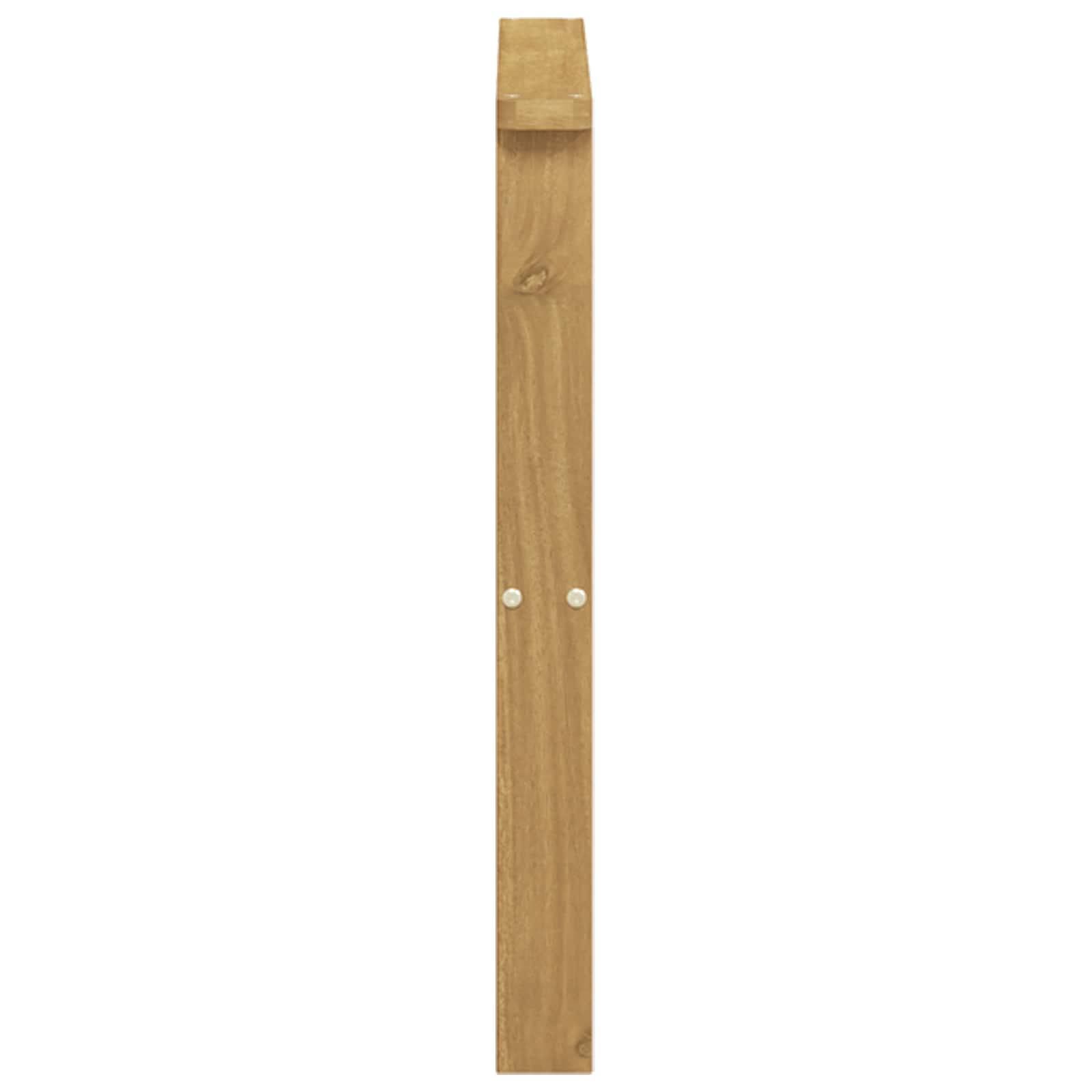 Armleuningen Module 2 pcs Wit 60 x 6 x 61 cm Massief Acaciahout is nu te koop bij PeponiXL, paradijselijk wonen!