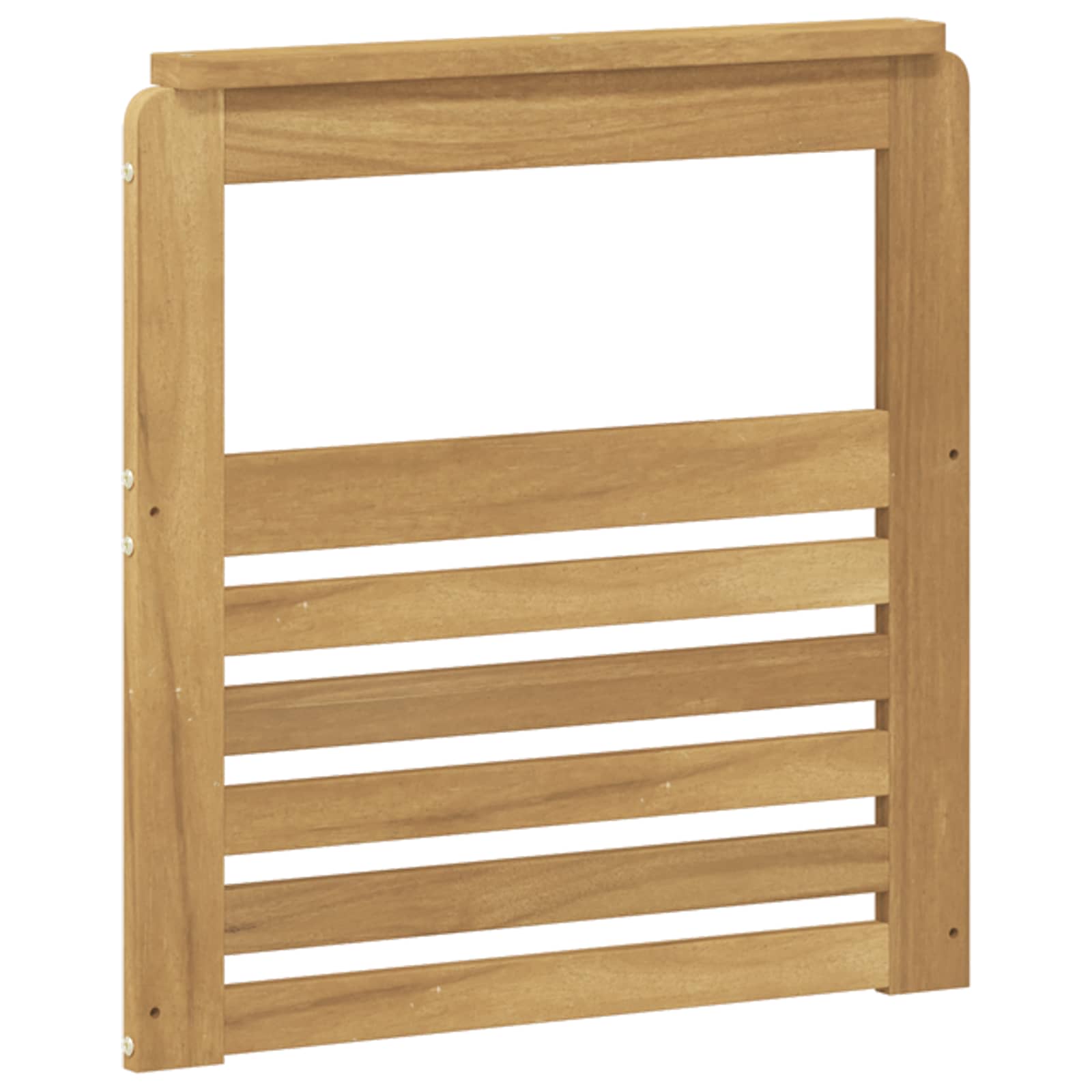 Armleuningen Module 2 pcs Wit 59 x 6 x 61 cm Massief Acaciahout is nu te koop bij PeponiXL, paradijselijk wonen!