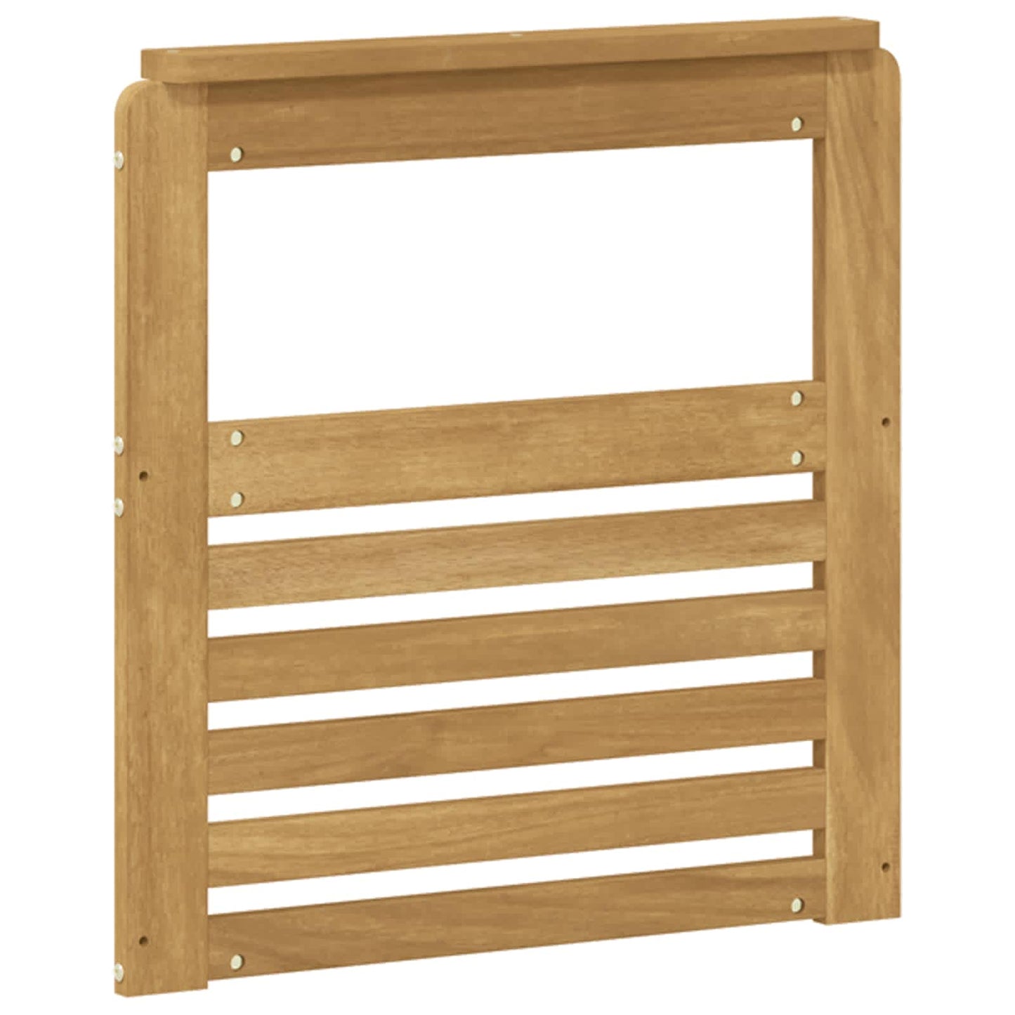 Armleuningen Module 2 pcs Wit 59 x 6 x 61 cm Massief Acaciahout is nu te koop bij PeponiXL, paradijselijk wonen!