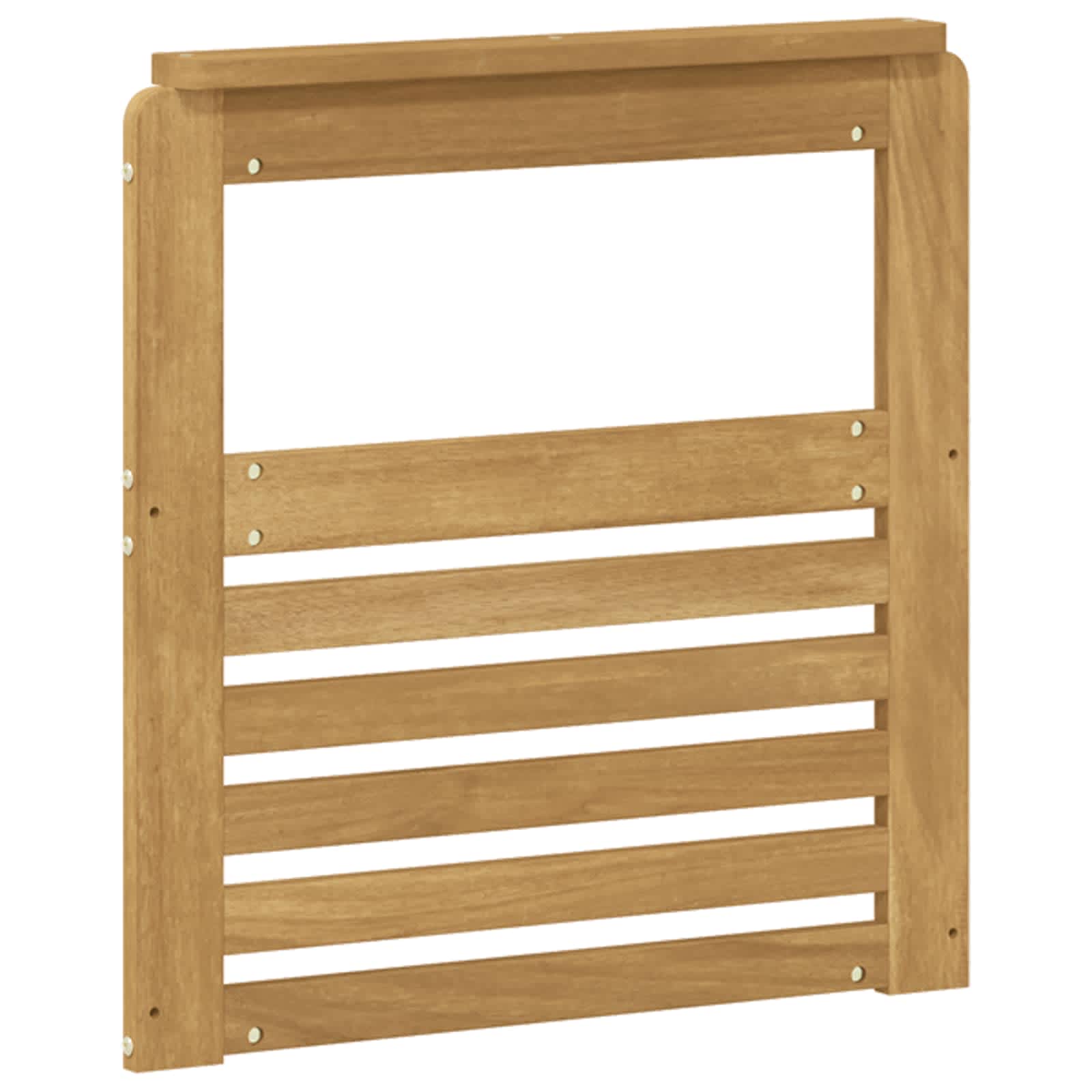 Armleuningen Module 2 pcs Wit 59 x 6 x 61 cm Massief Acaciahout is nu te koop bij PeponiXL, paradijselijk wonen!