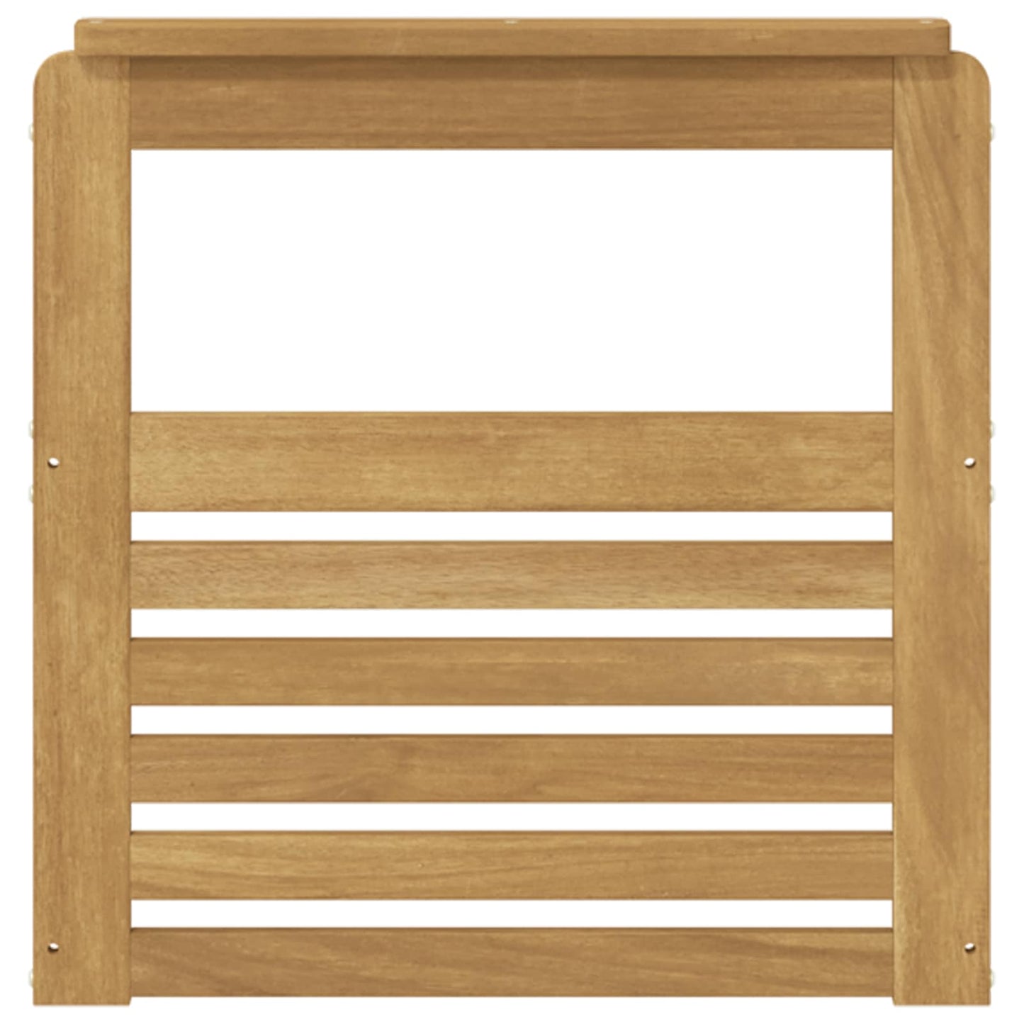 Armleuningen Module 2 pcs Wit 59 x 6 x 61 cm Massief Acaciahout is nu te koop bij PeponiXL, paradijselijk wonen!