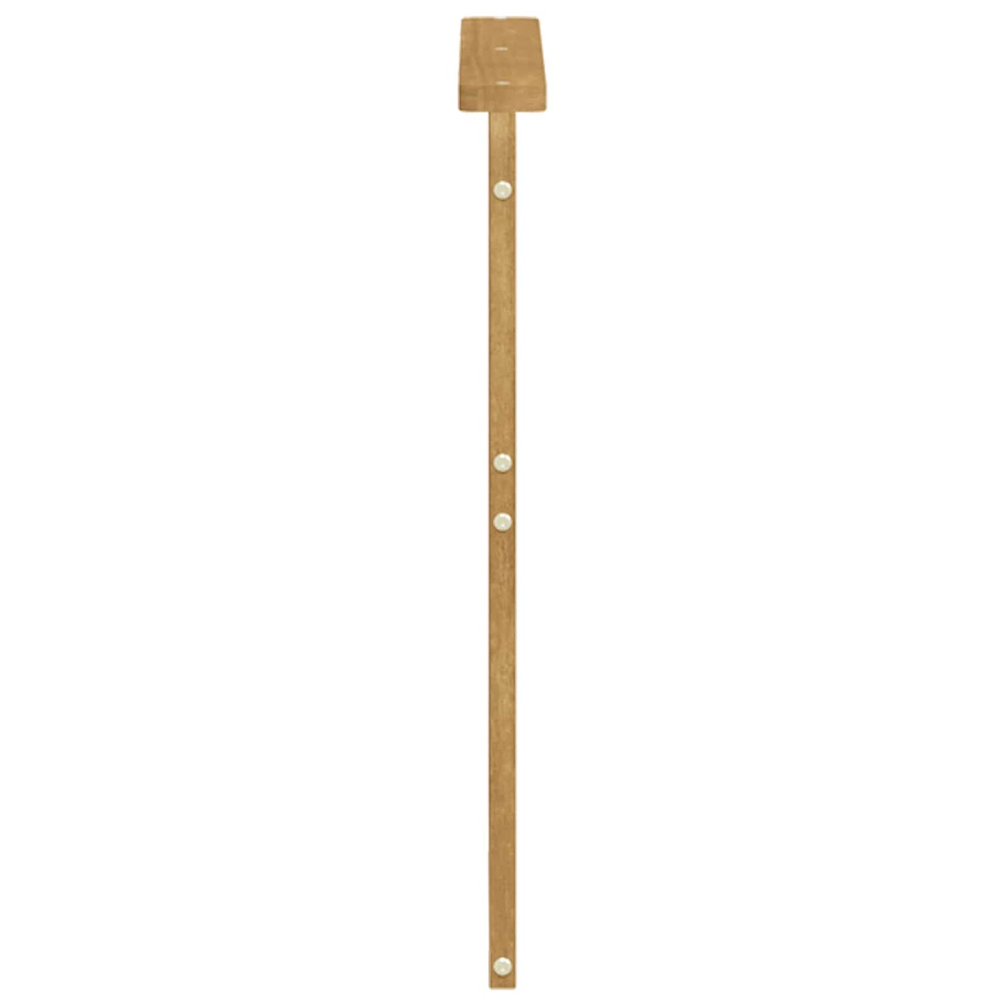 Armleuningen Module 2 pcs Wit 59 x 6 x 61 cm Massief Acaciahout is nu te koop bij PeponiXL, paradijselijk wonen!