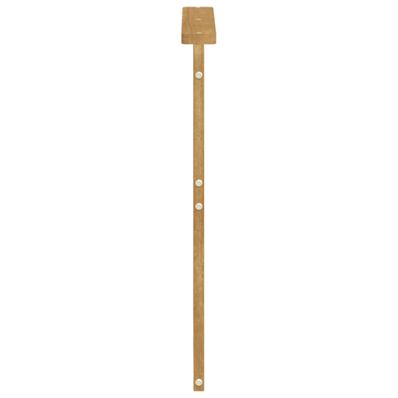 Armleuningen Module 2 pcs Wit 59 x 6 x 61 cm Massief Acaciahout is nu te koop bij PeponiXL, paradijselijk wonen!
