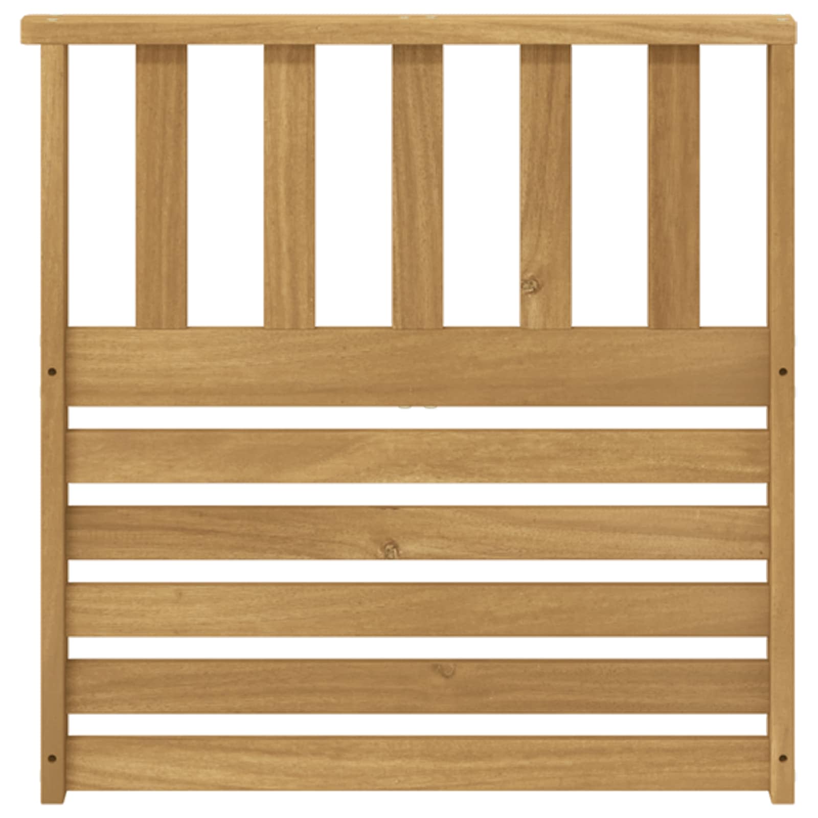 Armleuningen Module 2 pcs Wit 60 x 6 x 61 cm Massief Acaciahout is nu te koop bij PeponiXL, paradijselijk wonen!