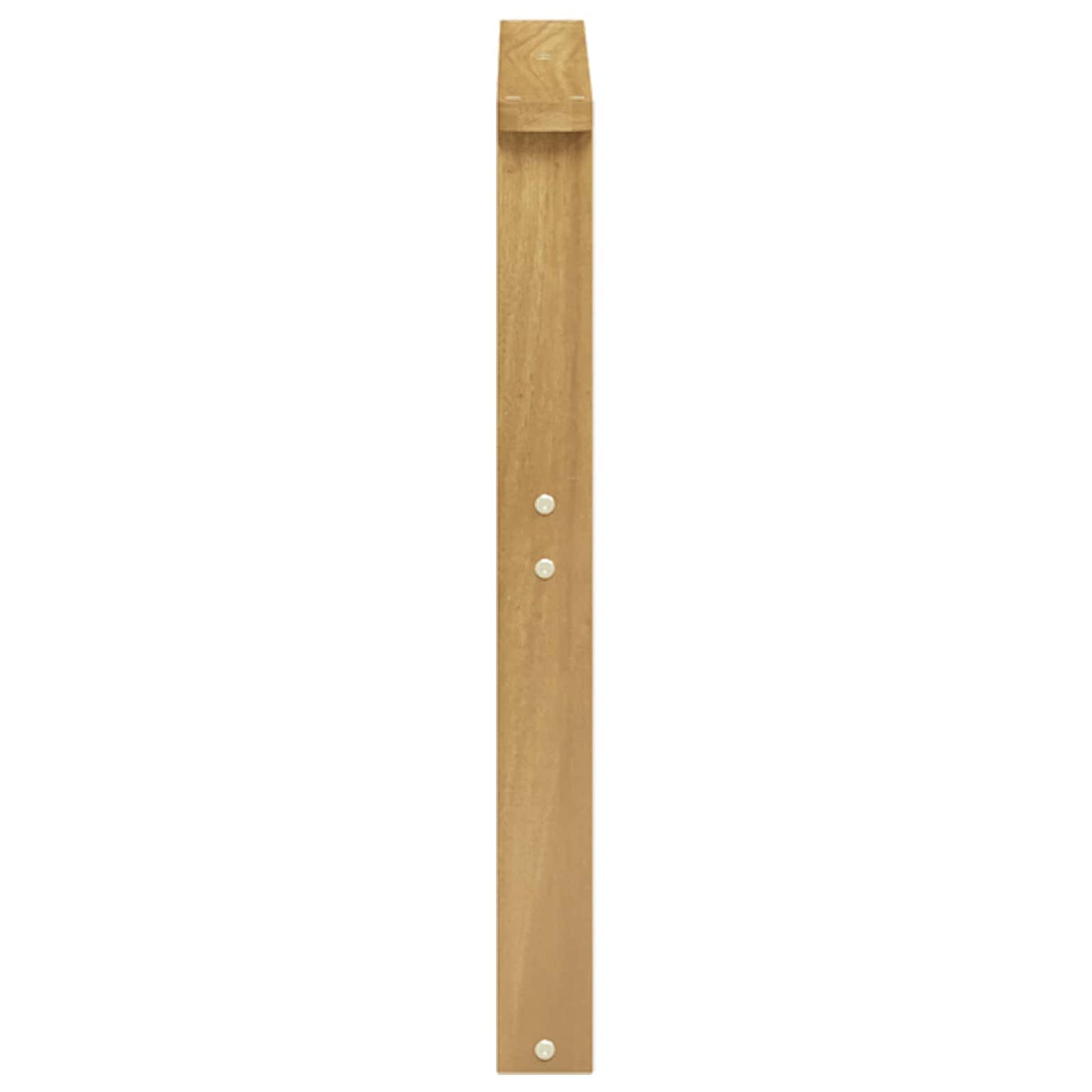 Armleuningen Module 2 pcs Wit 60 x 6 x 61 cm Massief Acaciahout is nu te koop bij PeponiXL, paradijselijk wonen!