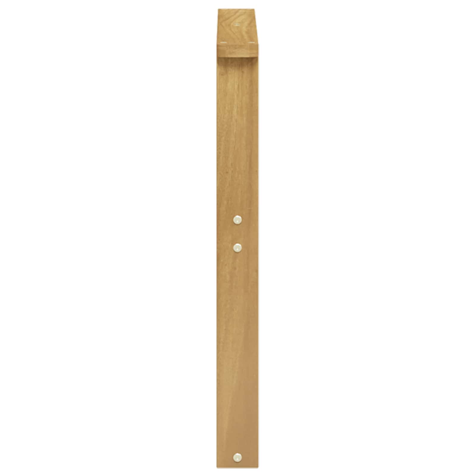 Armleuningen Module 2 pcs Wit 60 x 6 x 61 cm Massief Acaciahout is nu te koop bij PeponiXL, paradijselijk wonen!