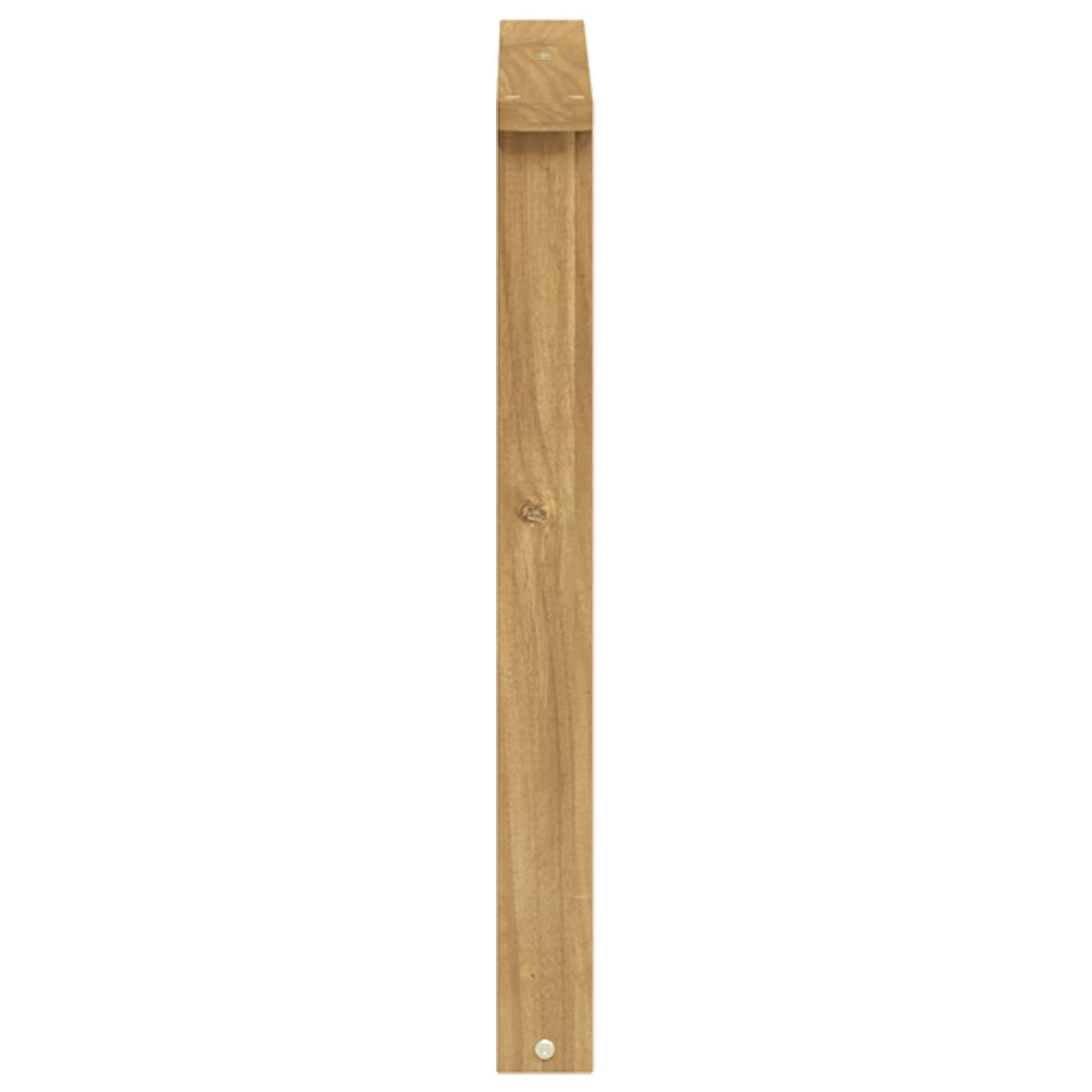 Armleuningen Module 2 pcs Wit 60 x 6 x 61 cm Massief Acaciahout is nu te koop bij PeponiXL, paradijselijk wonen!