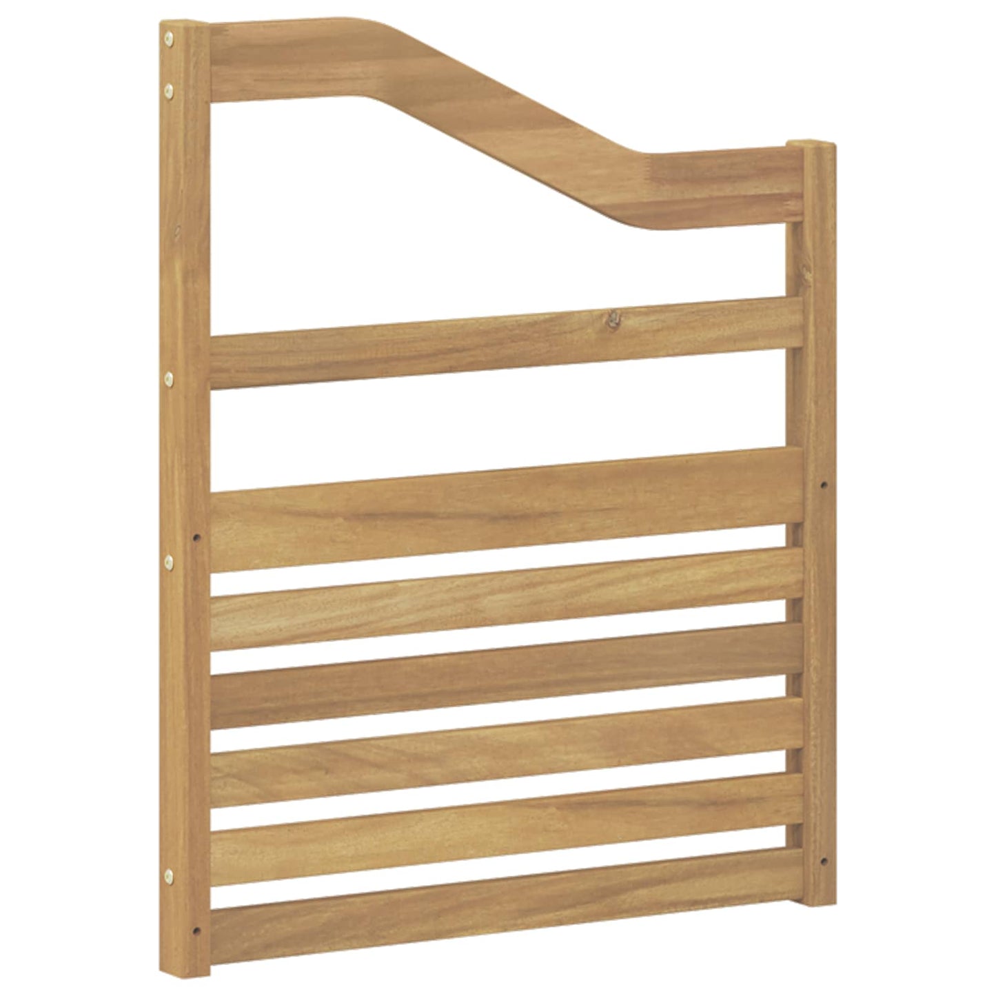 Armleuningen Module 2 pcs Wit 59 x 4 x 73 cm Massief Acaciahout is nu te koop bij PeponiXL, paradijselijk wonen!