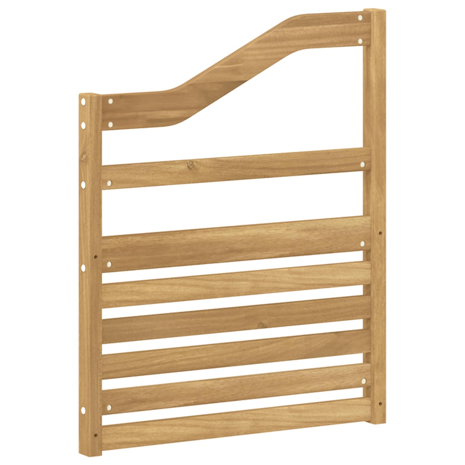 Armleuningen Module 2 pcs Wit 59 x 4 x 73 cm Massief Acaciahout is nu te koop bij PeponiXL, paradijselijk wonen!