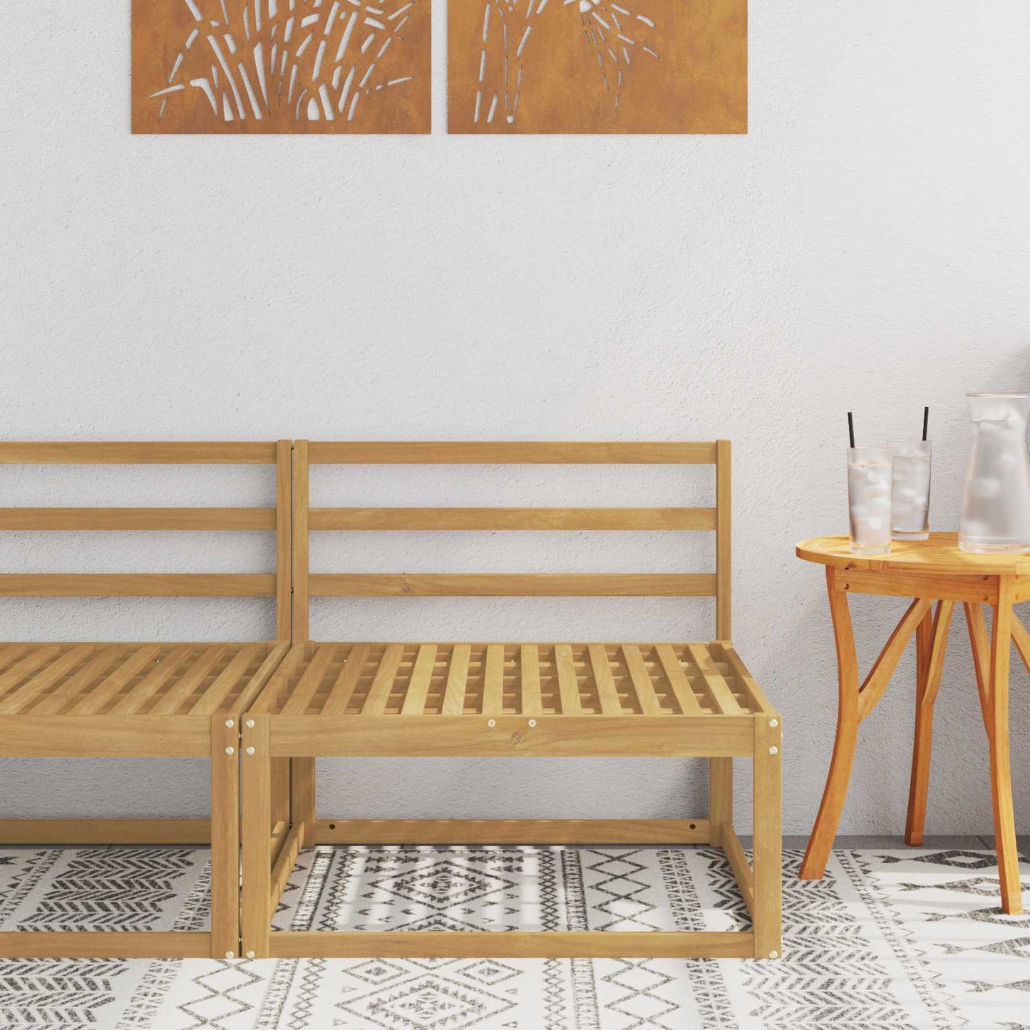 Buiten Midden Sofa Wit 79 x 83 x 73 cm is nu te koop bij PeponiXL, paradijselijk wonen!