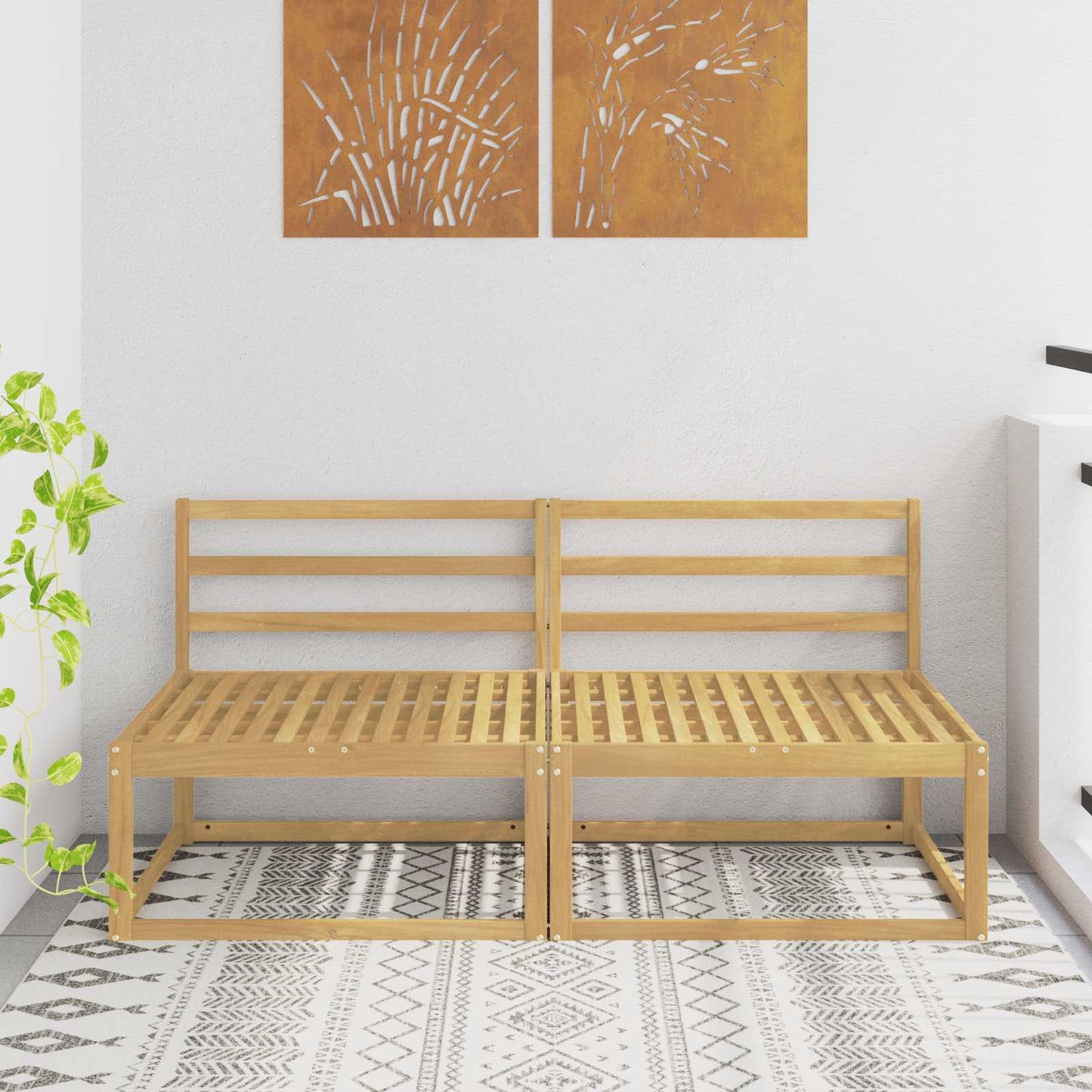 Buiten Midden Sofa Wit 158 x 83 x 73 cm is nu te koop bij PeponiXL, paradijselijk wonen!